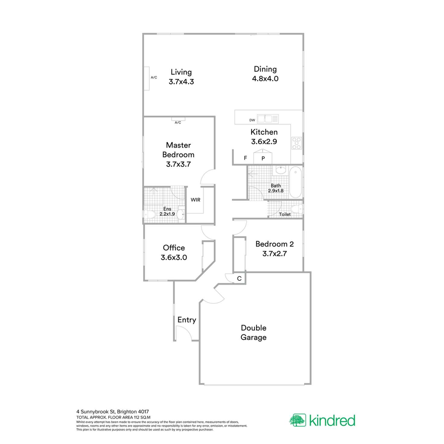 Floorplan of Homely house listing, 4 Sunnybrook Street, Brighton QLD 4017