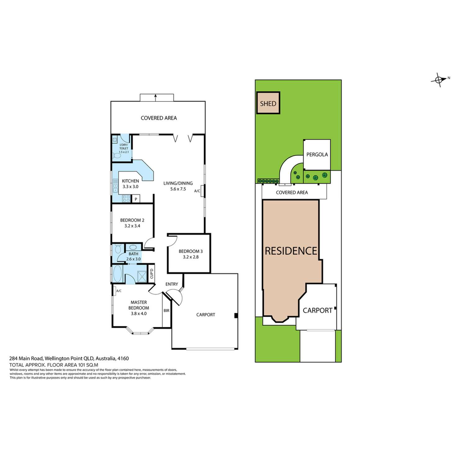 Floorplan of Homely house listing, 284 Main Road, Wellington Point QLD 4160