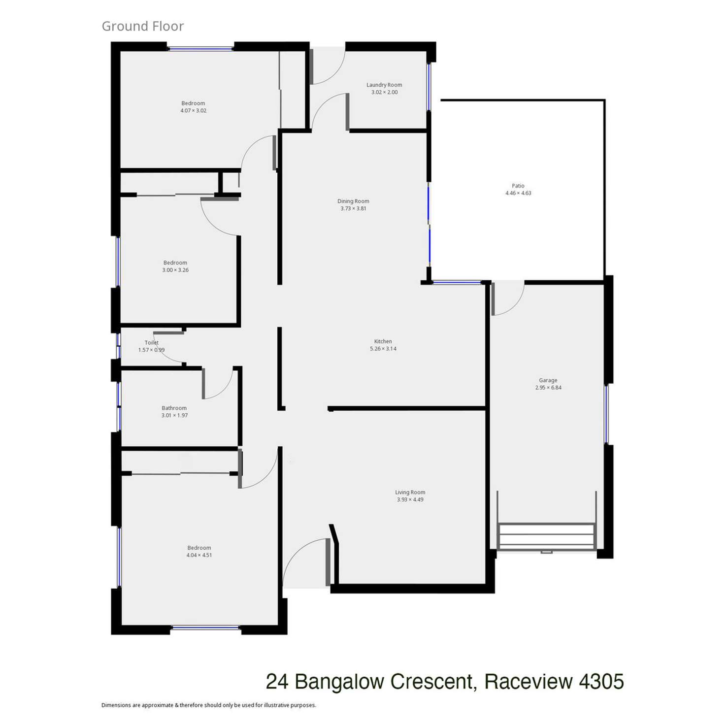 Floorplan of Homely house listing, 24 Bangalow Crescent, Raceview QLD 4305