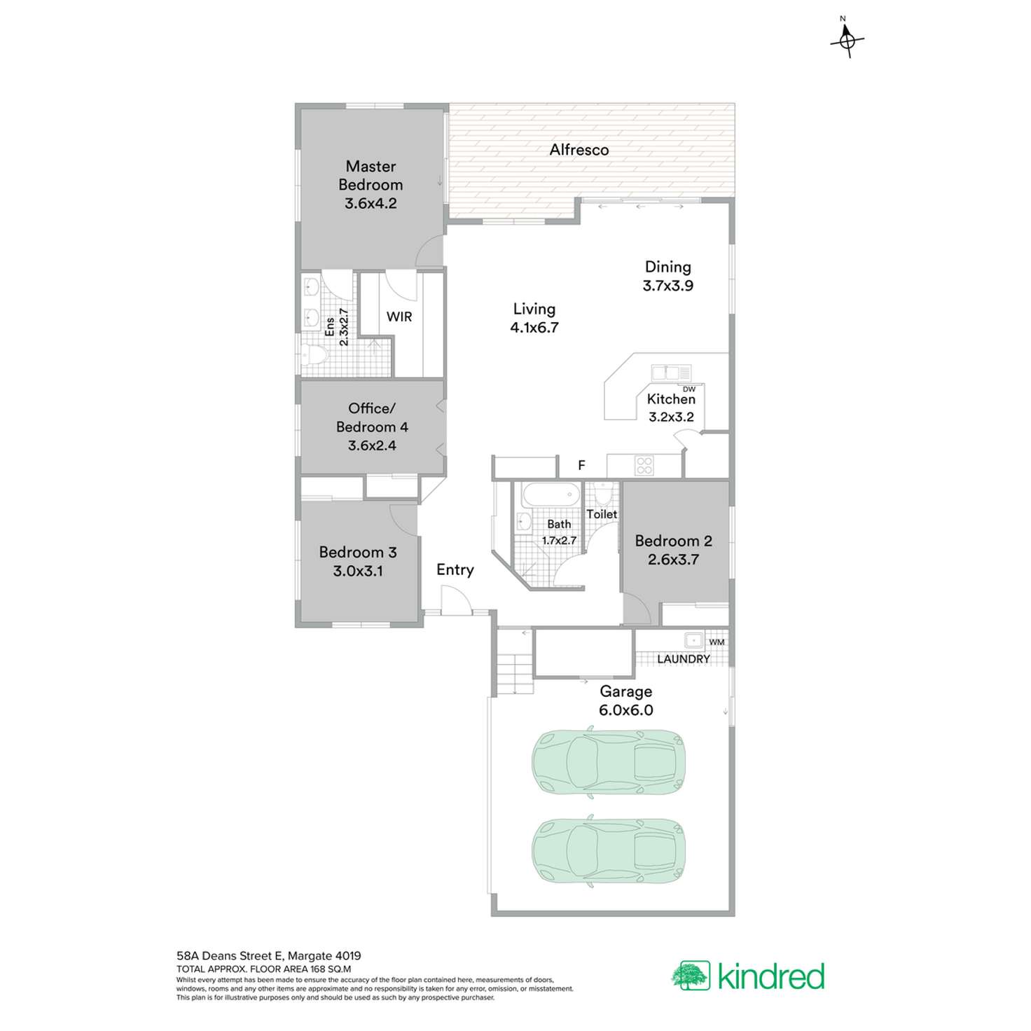 Floorplan of Homely house listing, 58a Deans Street East, Margate QLD 4019