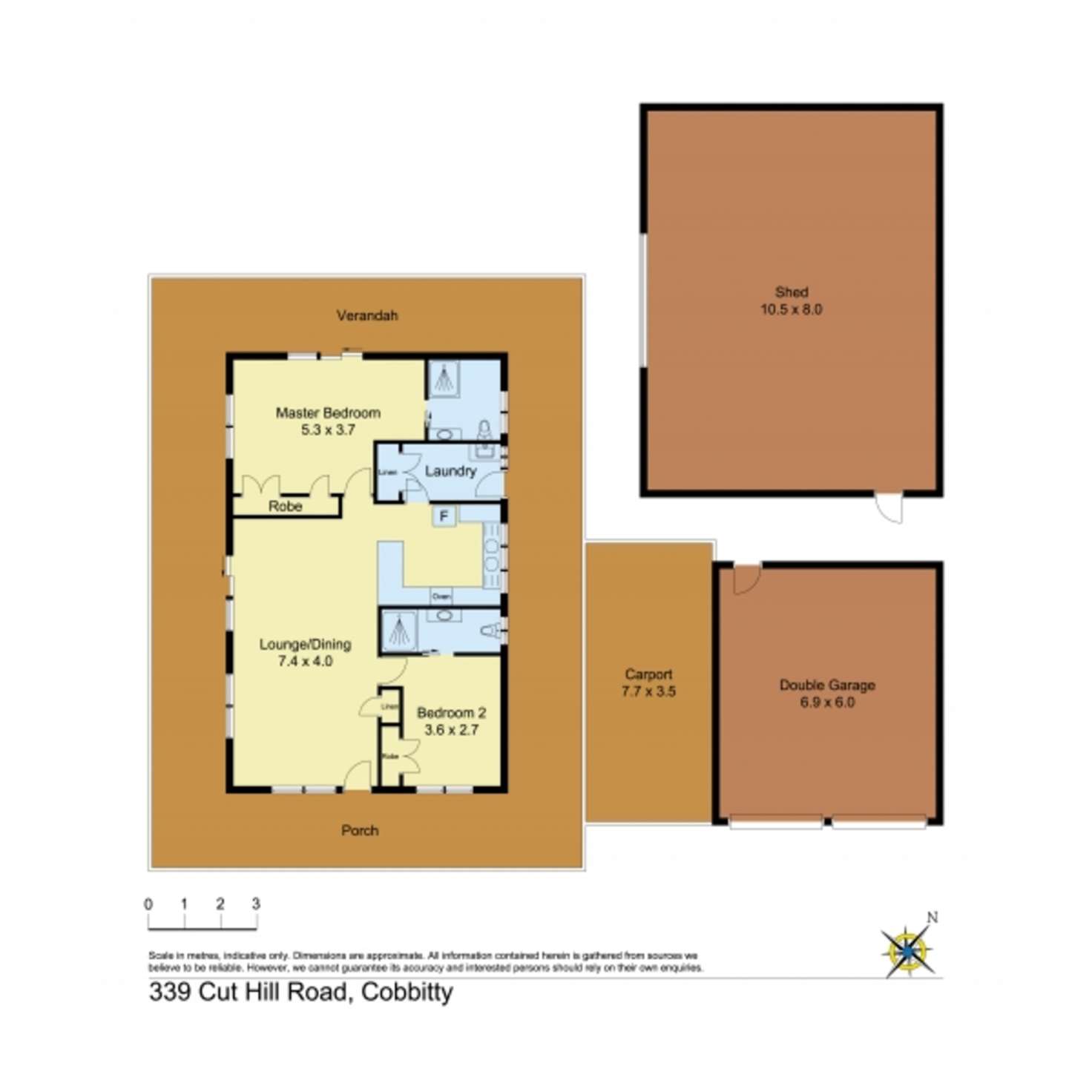 Floorplan of Homely acreageSemiRural listing, 339 Cut Hill Road, Cobbitty NSW 2570