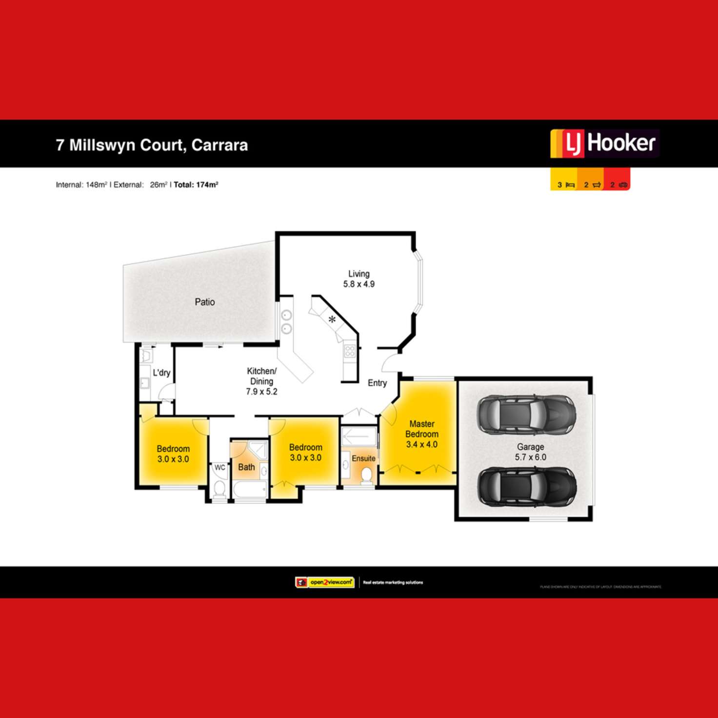 Floorplan of Homely house listing, 7 Millswyn Court, Carrara QLD 4211