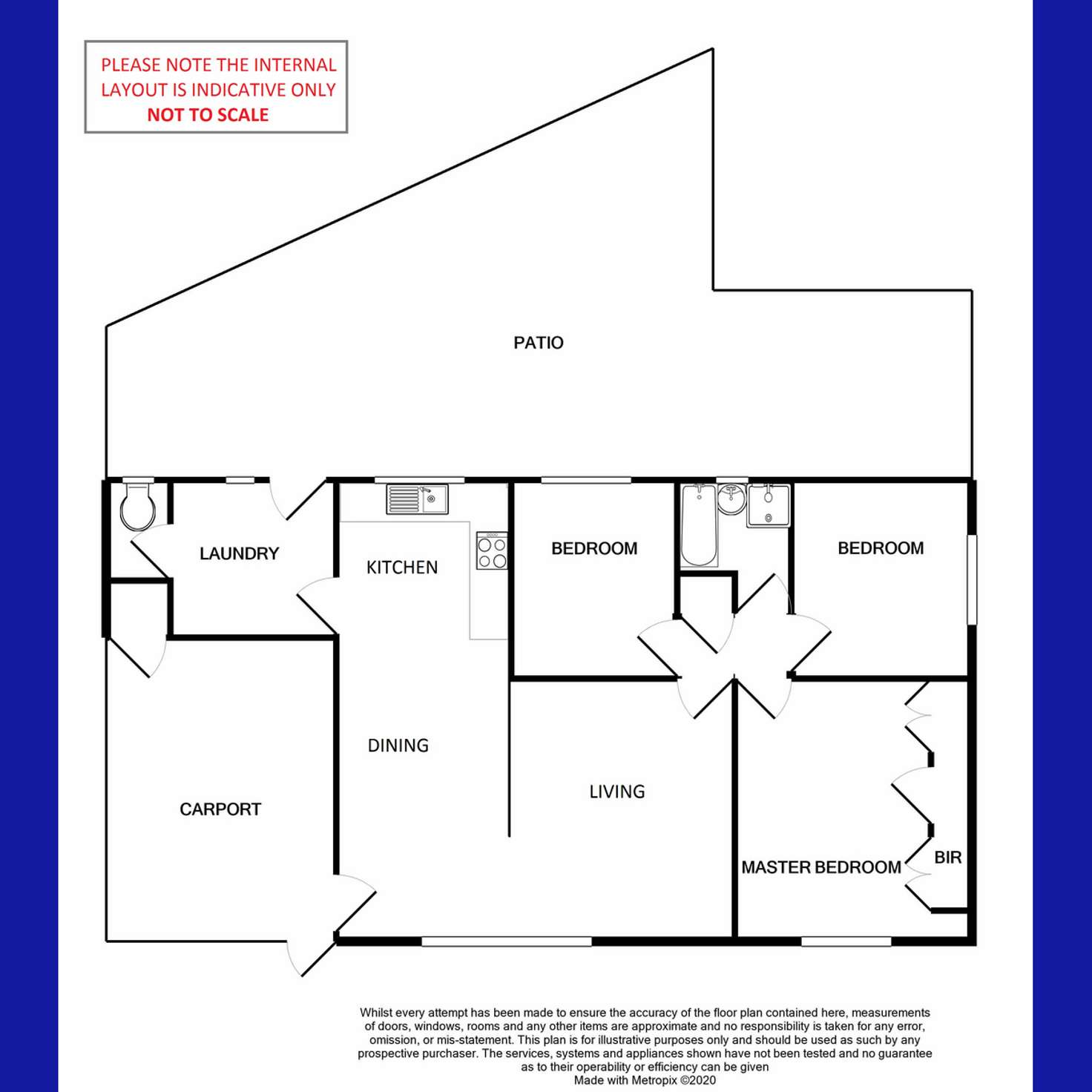 Floorplan of Homely house listing, 8 Ridgewood Way, Ferndale WA 6148