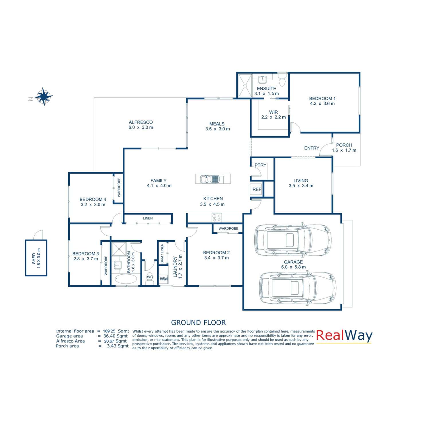 Floorplan of Homely house listing, 14 Shelby Street, Glenvale QLD 4350