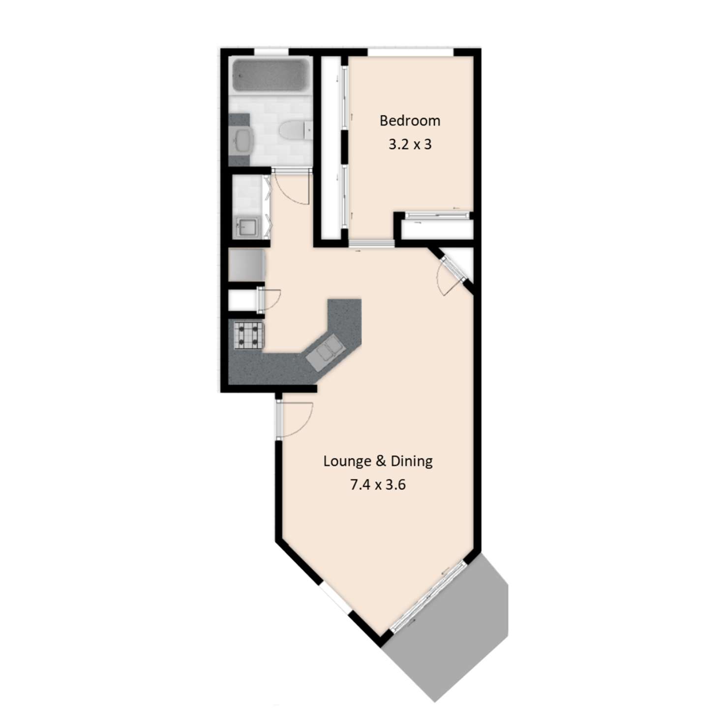 Floorplan of Homely apartment listing, 39/101 Bowen Street, Spring Hill QLD 4000