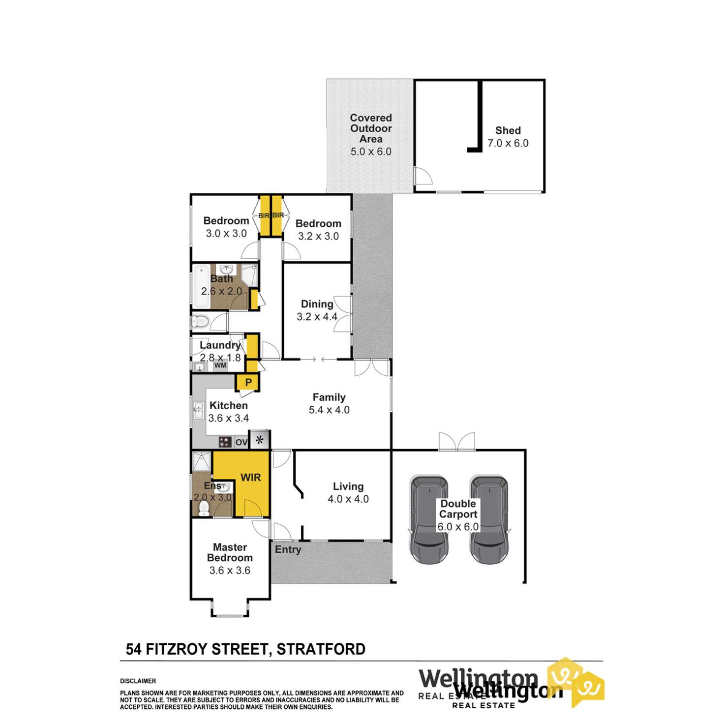 Floorplan of Homely house listing, 54 Fitzroy Street, Stratford VIC 3862