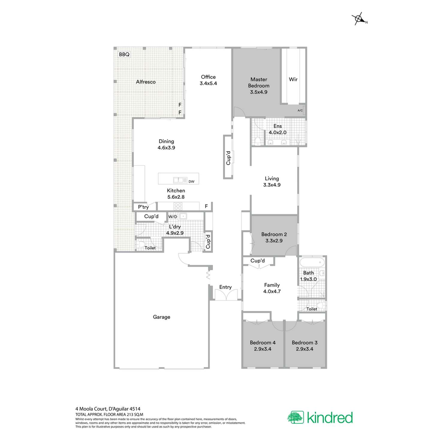 Floorplan of Homely house listing, 4 Moola Court, D'aguilar QLD 4514