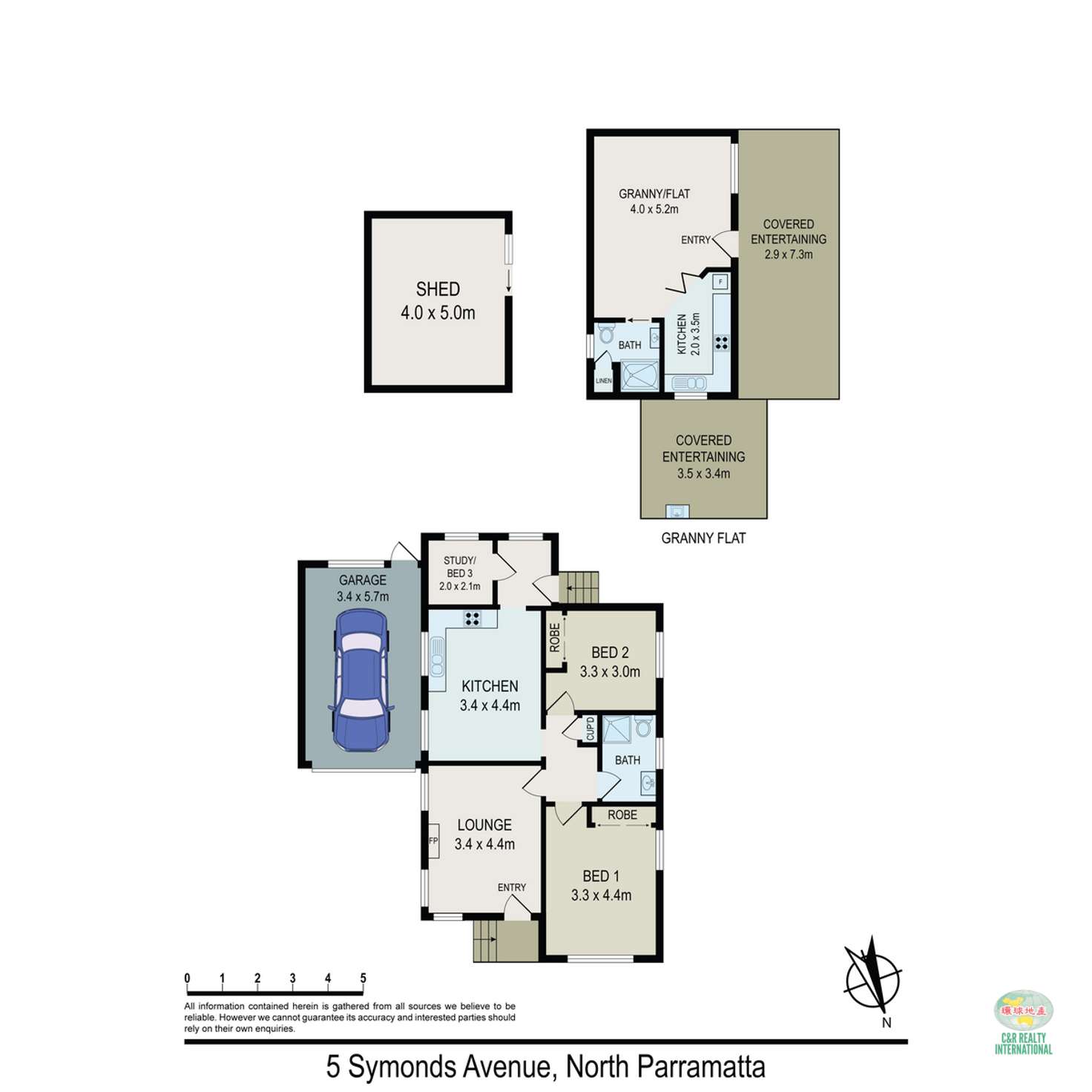 Floorplan of Homely house listing, 5 Symonds Avenue, North Parramatta NSW 2151