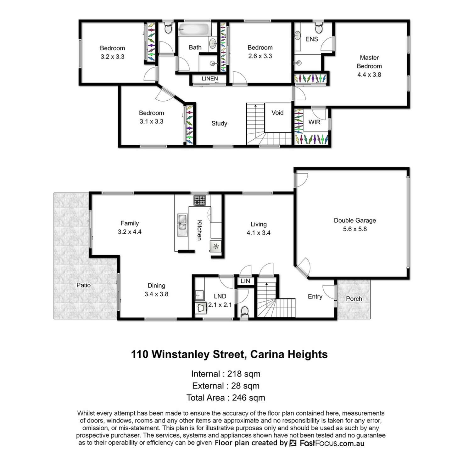 Floorplan of Homely house listing, 110 Winstanley Street, Carina Heights QLD 4152