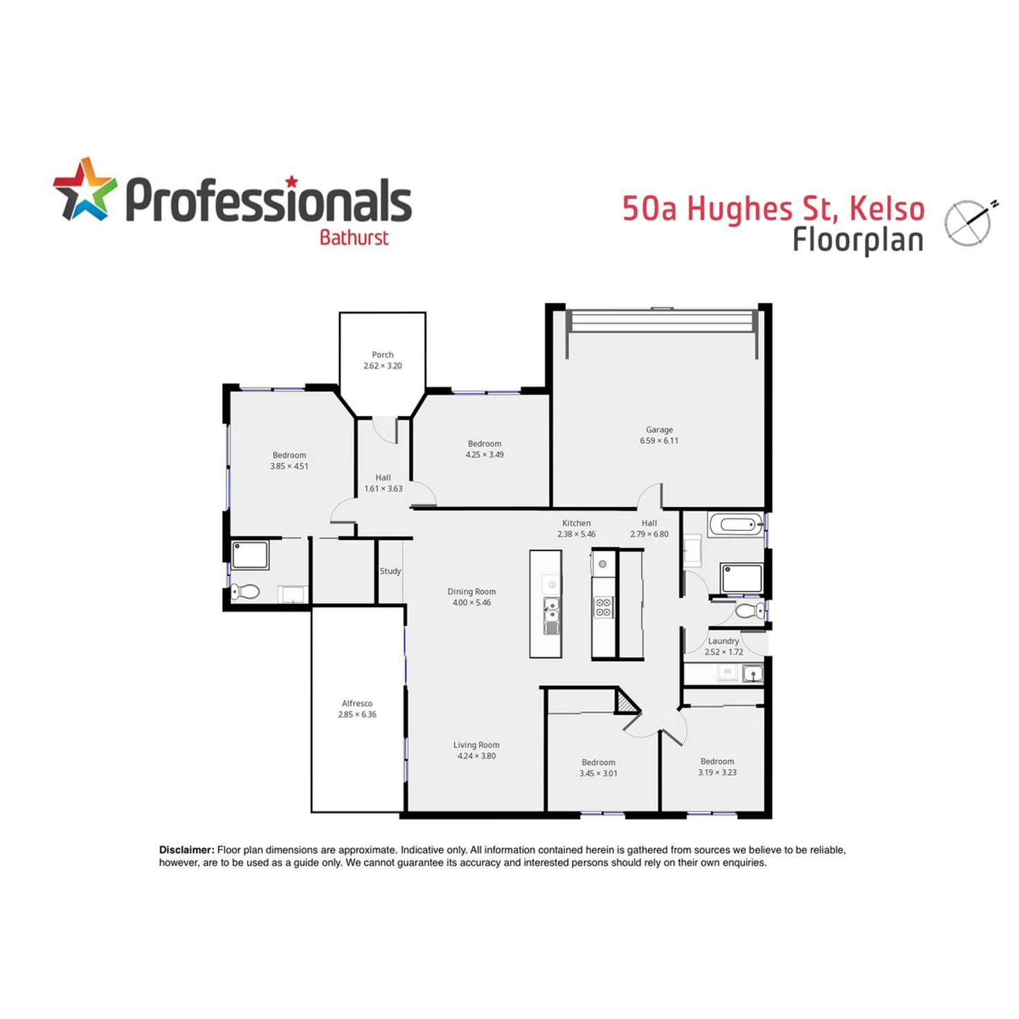 Floorplan of Homely house listing, 50 Hughes Street, Kelso NSW 2795