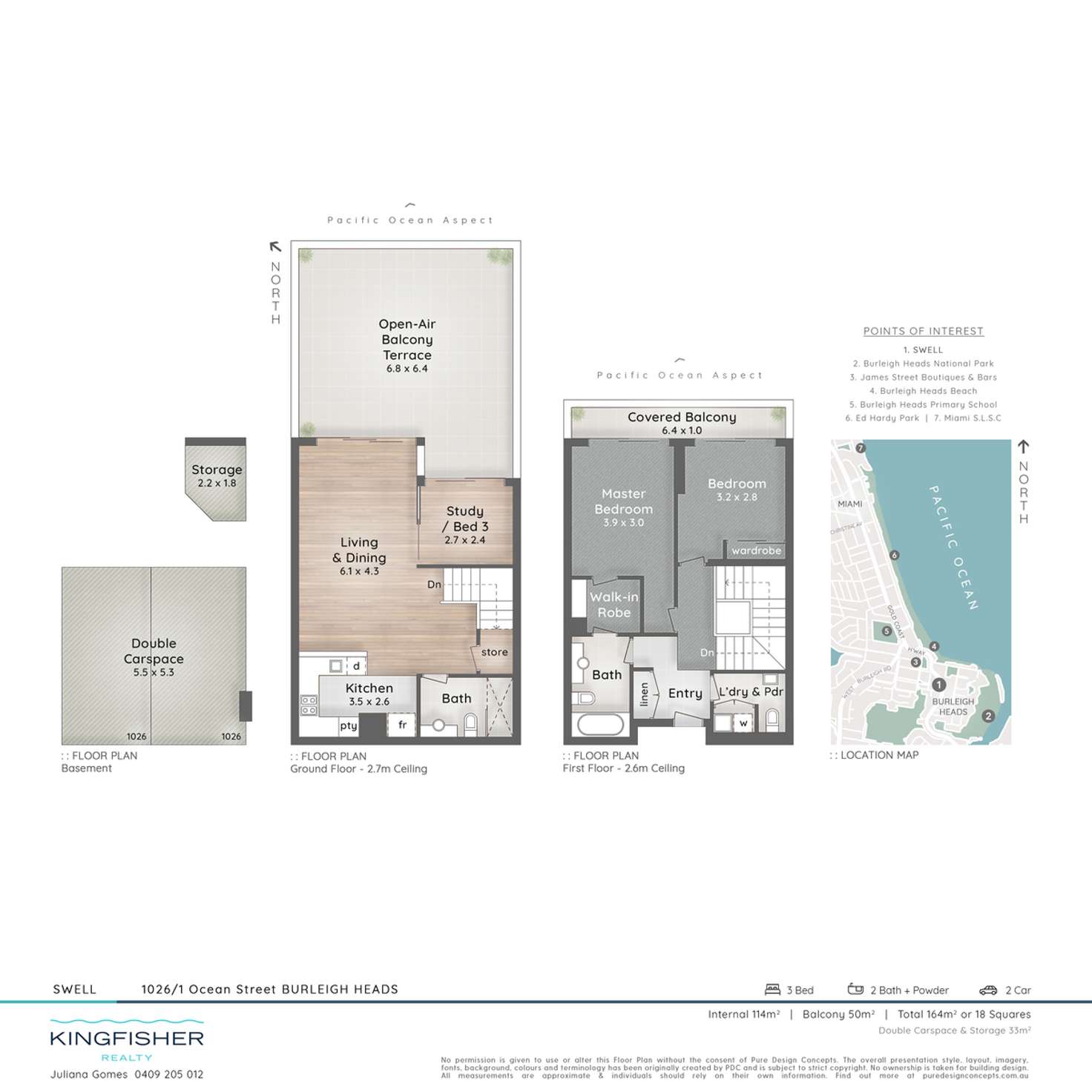 Floorplan of Homely apartment listing, 1026/1 Ocean Street, Burleigh Heads QLD 4220