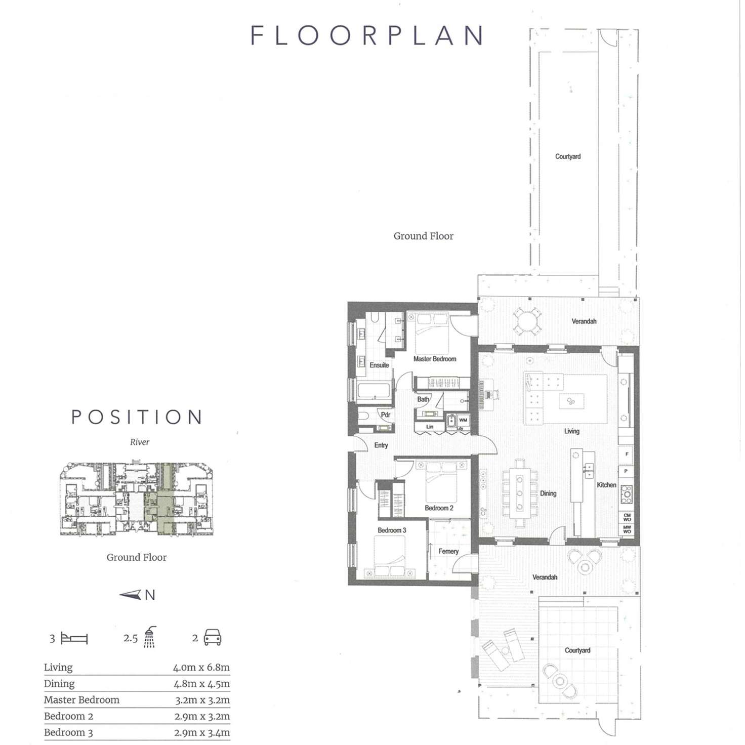 Floorplan of Homely apartment listing, 7/110 Main Street, Kangaroo Point QLD 4169