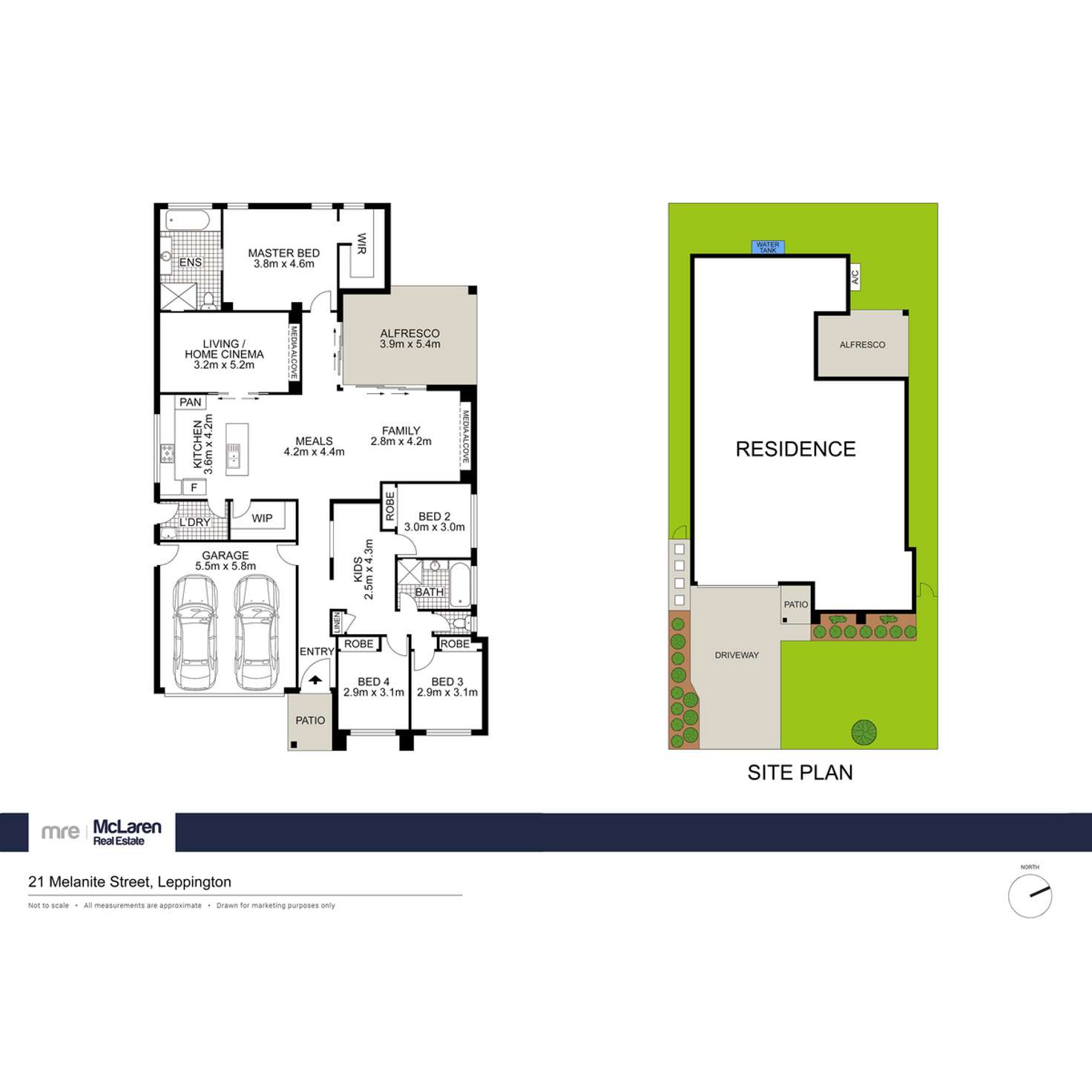 Floorplan of Homely house listing, 21 Melanite Street, Leppington NSW 2179