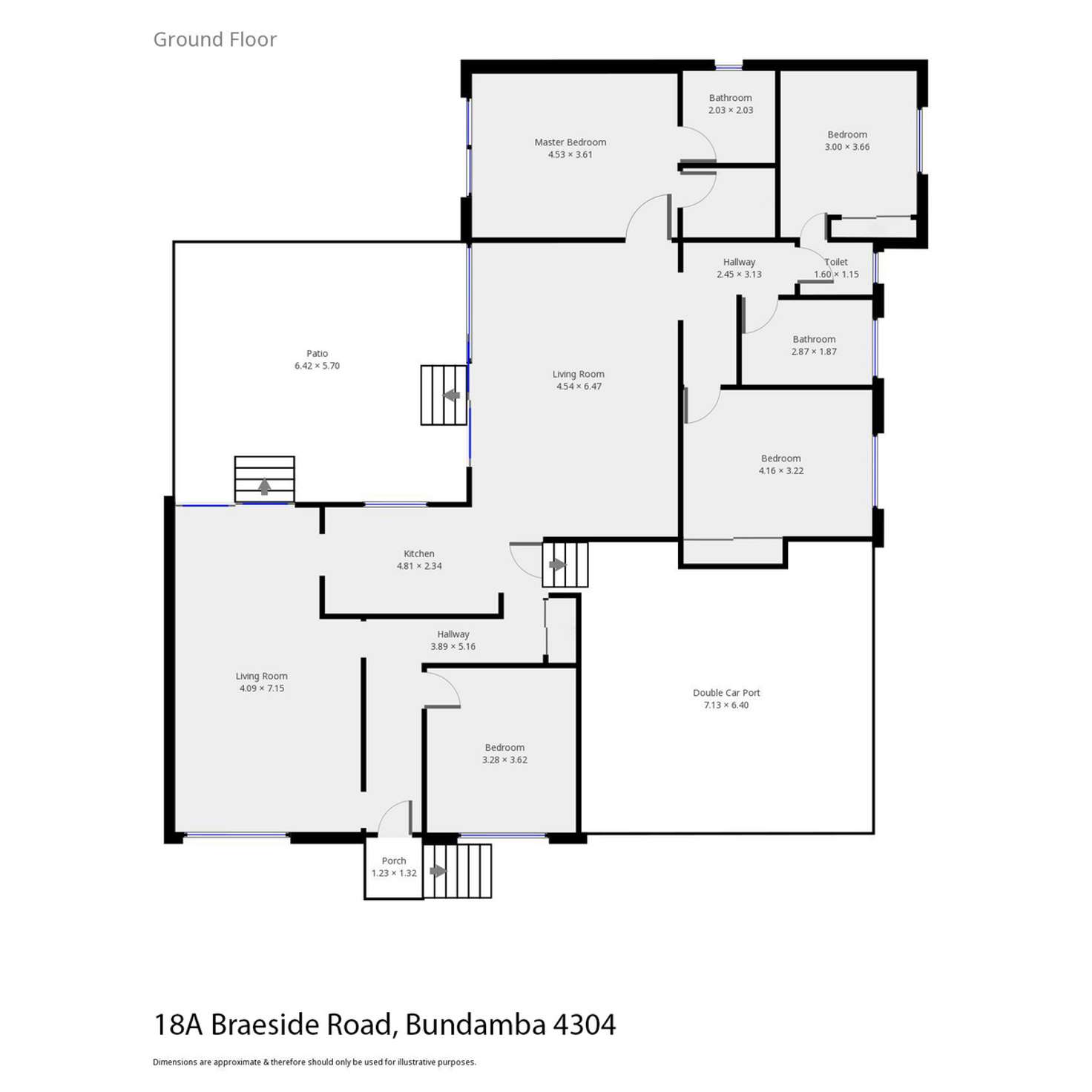 Floorplan of Homely house listing, 18a Braeside Road, Bundamba QLD 4304