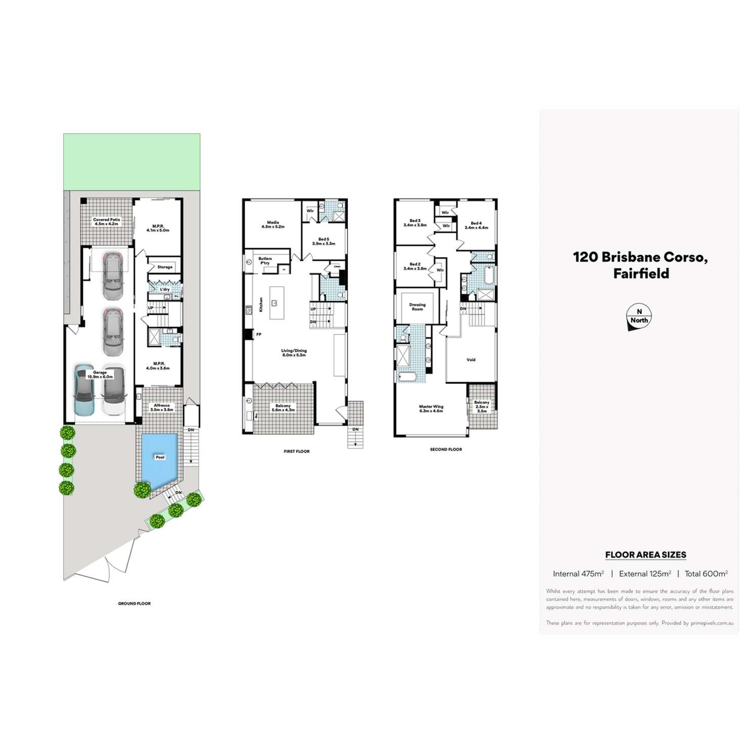 Floorplan of Homely house listing, 120 Brisbane Corso, Fairfield QLD 4103