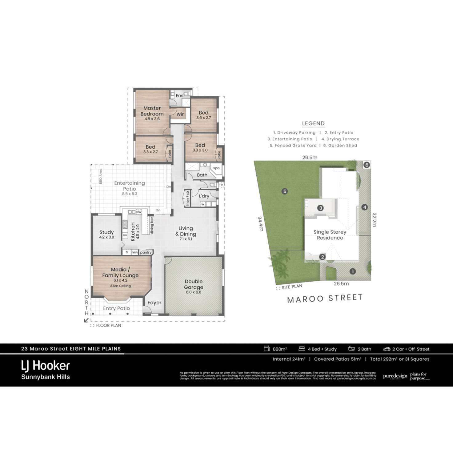 Floorplan of Homely house listing, 23 Maroo Street, Eight Mile Plains QLD 4113