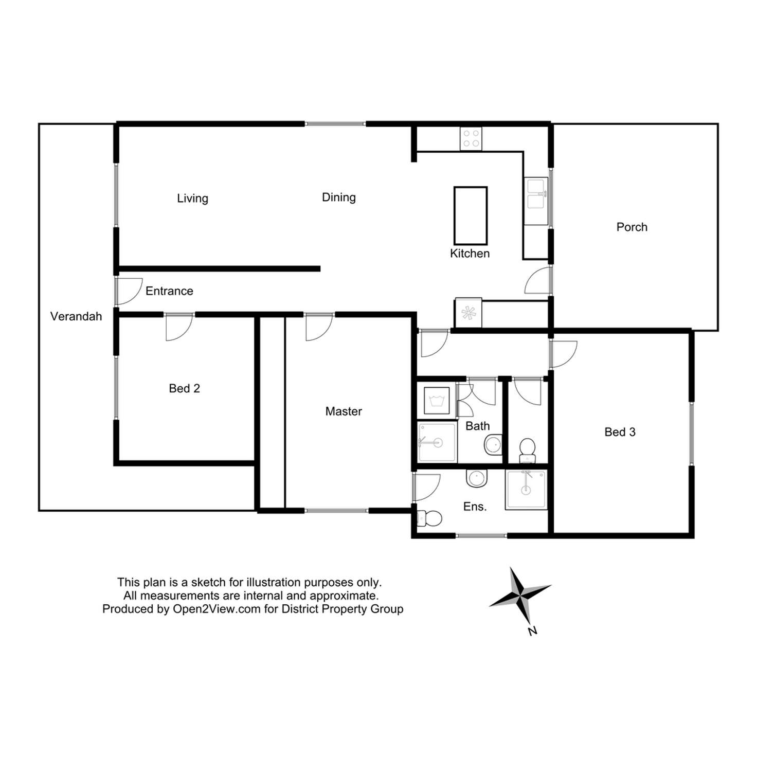 Floorplan of Homely house listing, 9 The Parade, Mansfield VIC 3722