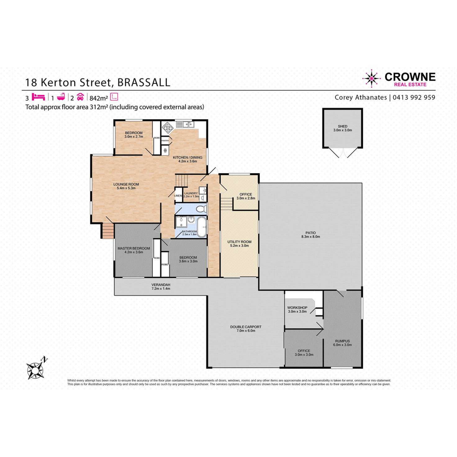 Floorplan of Homely house listing, 18 Kerton Street, Brassall QLD 4305