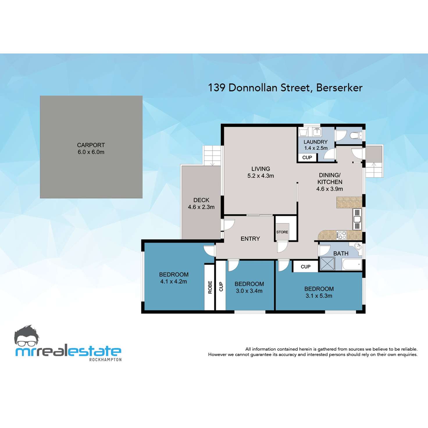 Floorplan of Homely house listing, 139 Donnollan Street, Berserker QLD 4701