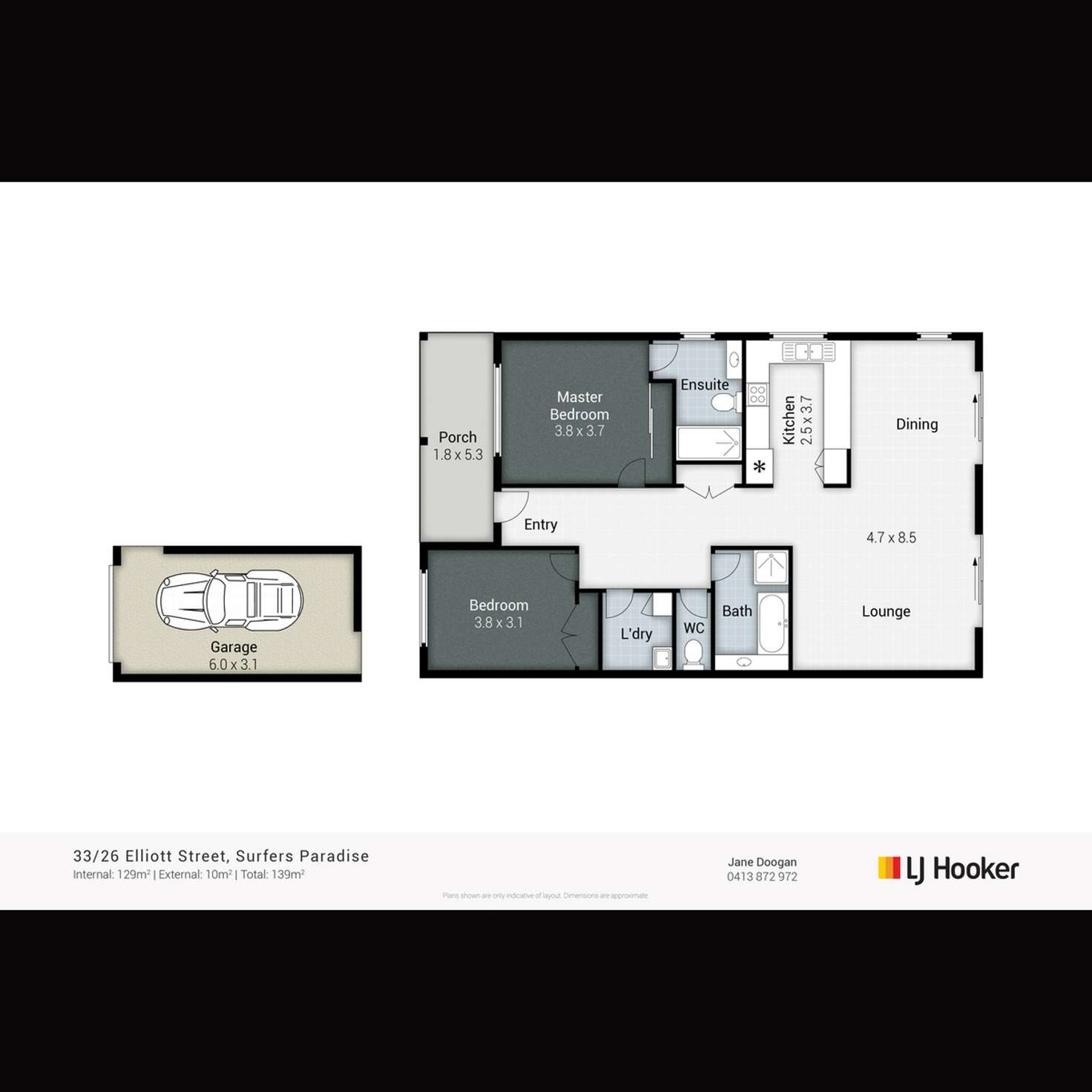 Floorplan of Homely villa listing, 33/26 Elliott Street, Surfers Paradise QLD 4217