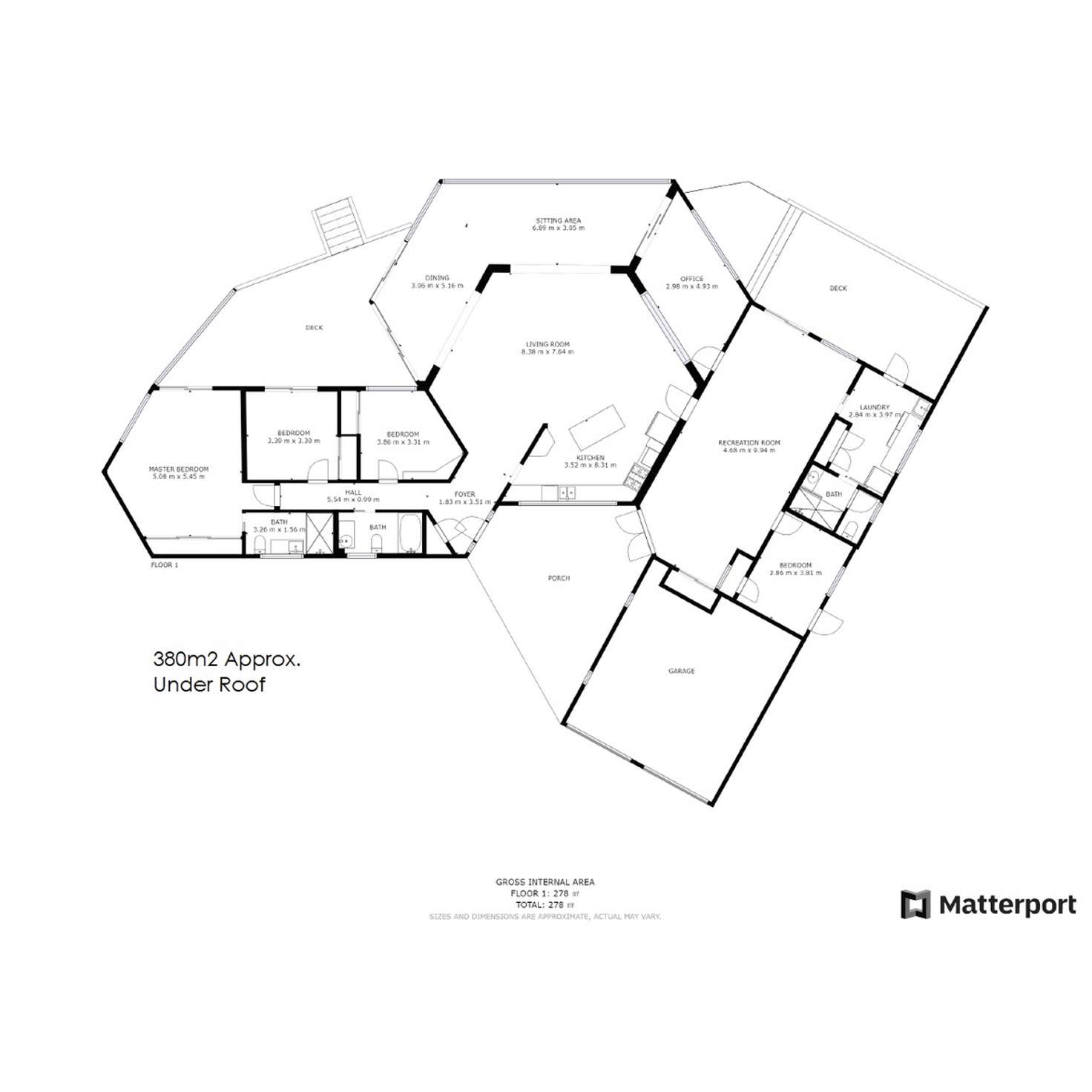 Floorplan of Homely house listing, 1 Anthony's Rest, Qunaba QLD 4670