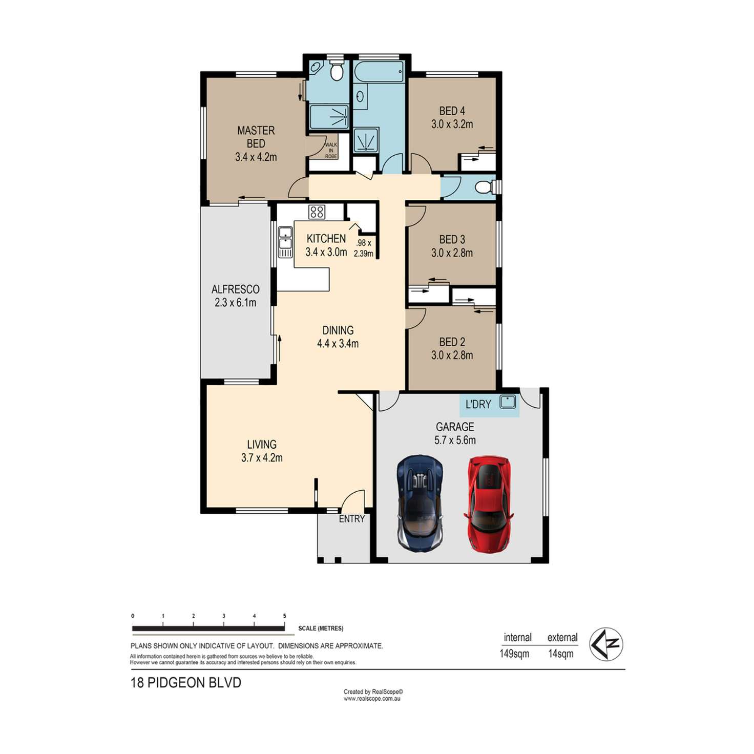 Floorplan of Homely house listing, 18 Pidgeon Boulevard, Crestmead QLD 4132