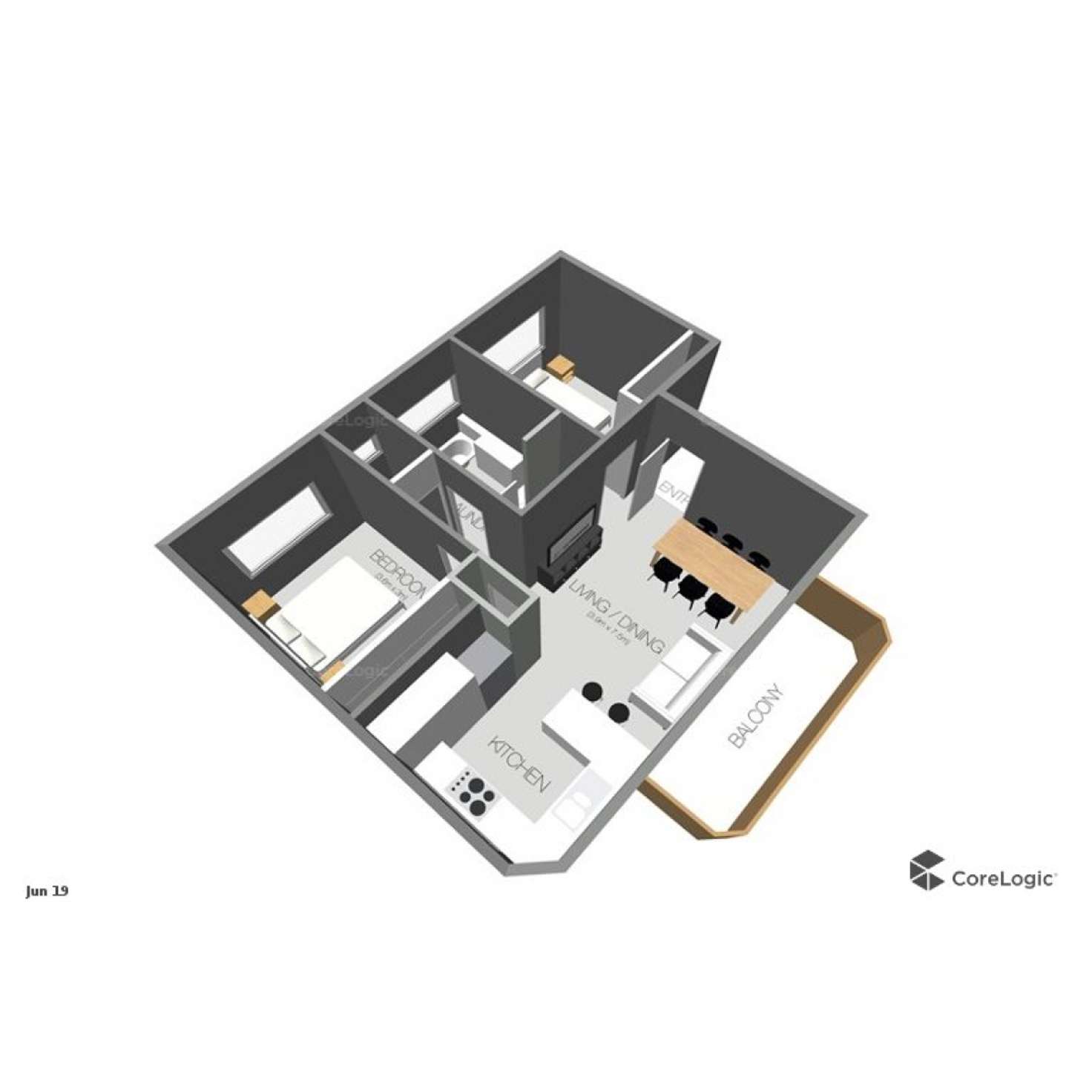 Floorplan of Homely apartment listing, 3/26 Stephens Street, Burleigh Heads QLD 4220