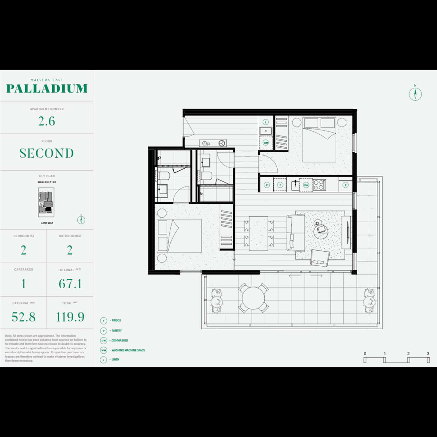 Floorplan of Homely apartment listing, 206/226 - 228 Waverley Road, Malvern East VIC 3145