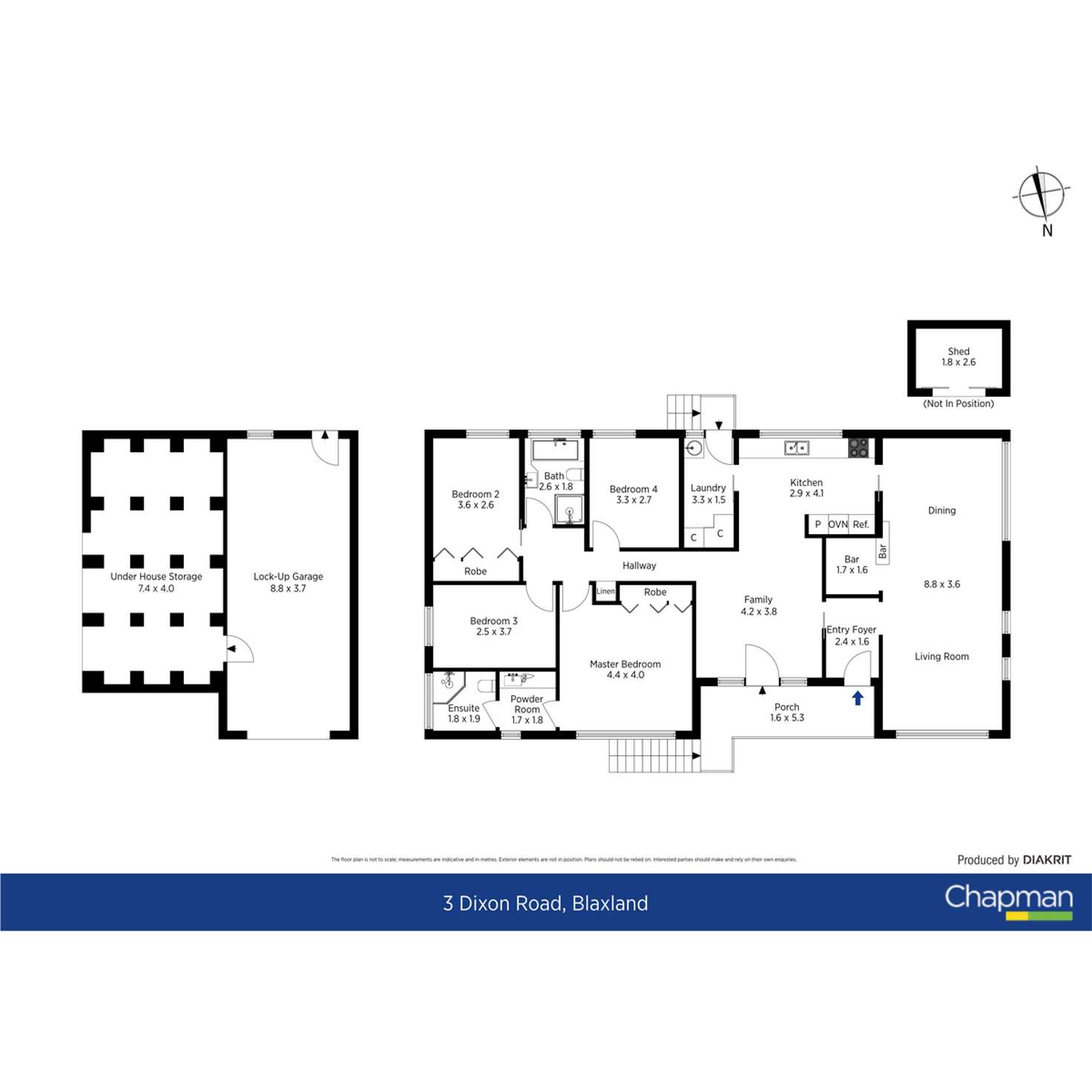 Floorplan of Homely house listing, 3 Dixon Road, Blaxland NSW 2774