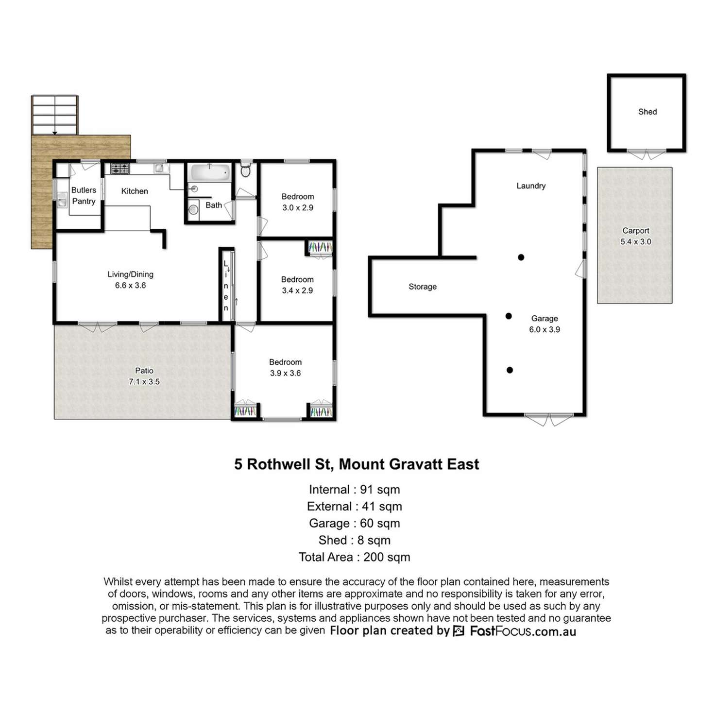 Floorplan of Homely house listing, 5 Rothwell Street, Mount Gravatt East QLD 4122