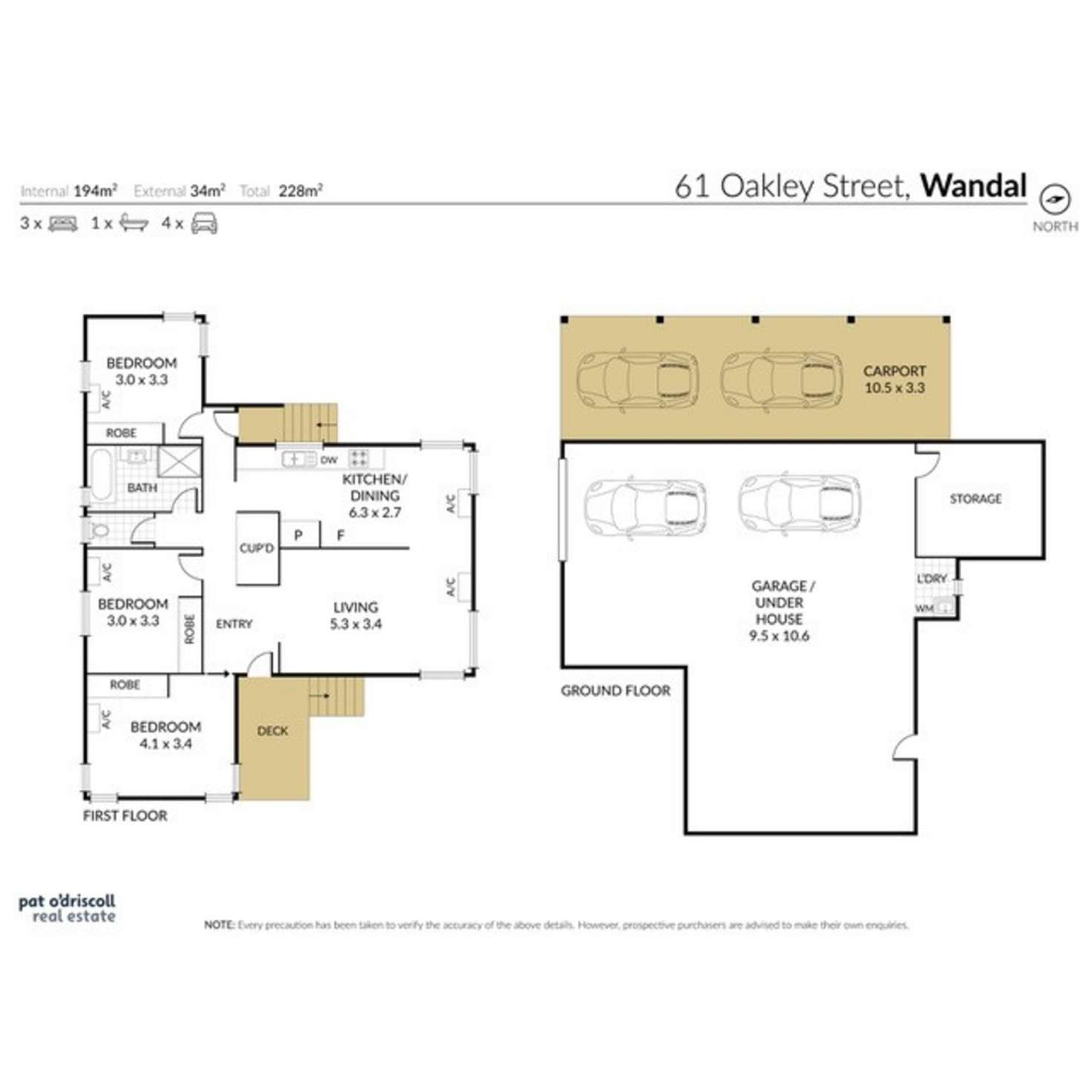 Floorplan of Homely house listing, 61 Oakley Street, Wandal QLD 4700