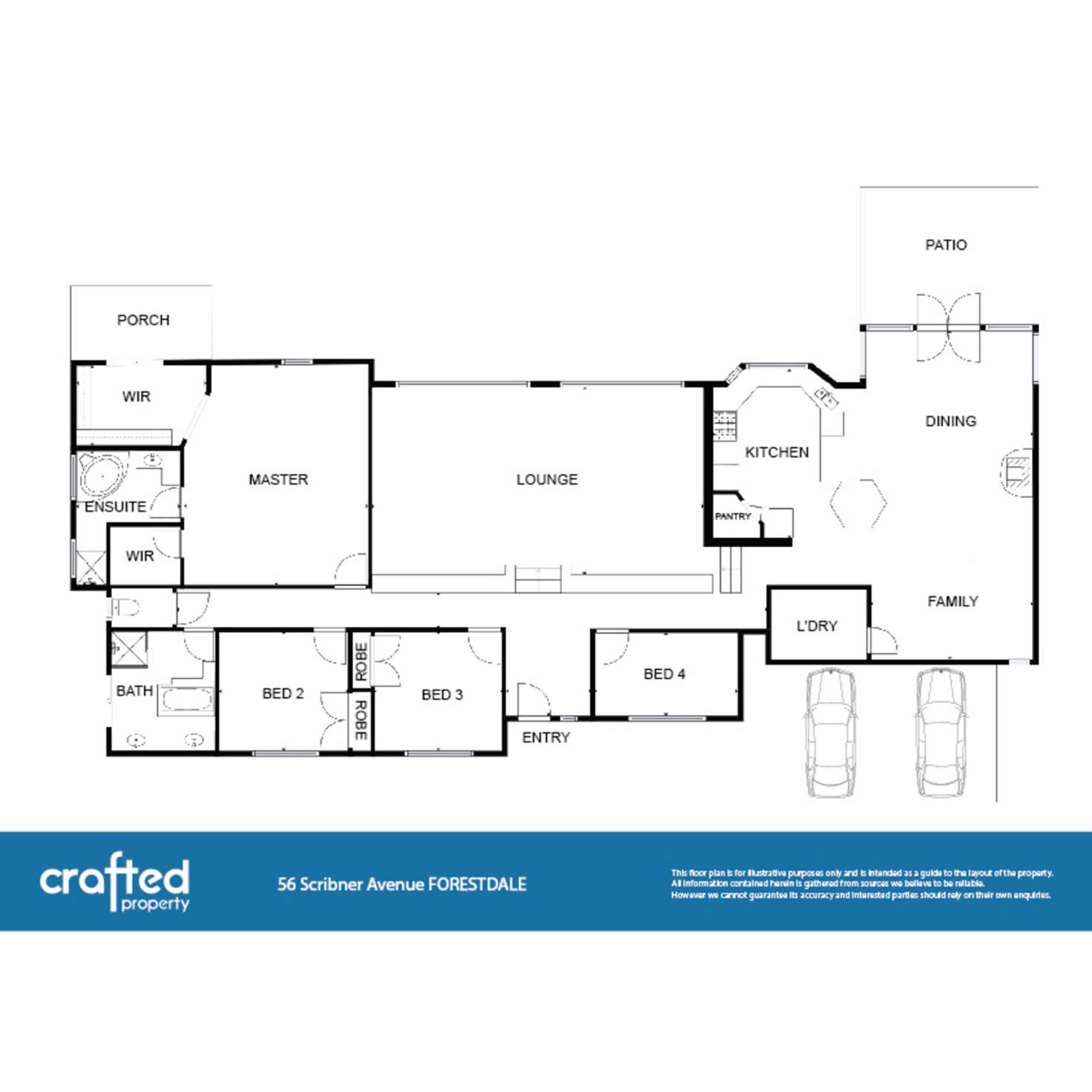 Floorplan of Homely house listing, 56 Scribner Avenue, Forestdale QLD 4118