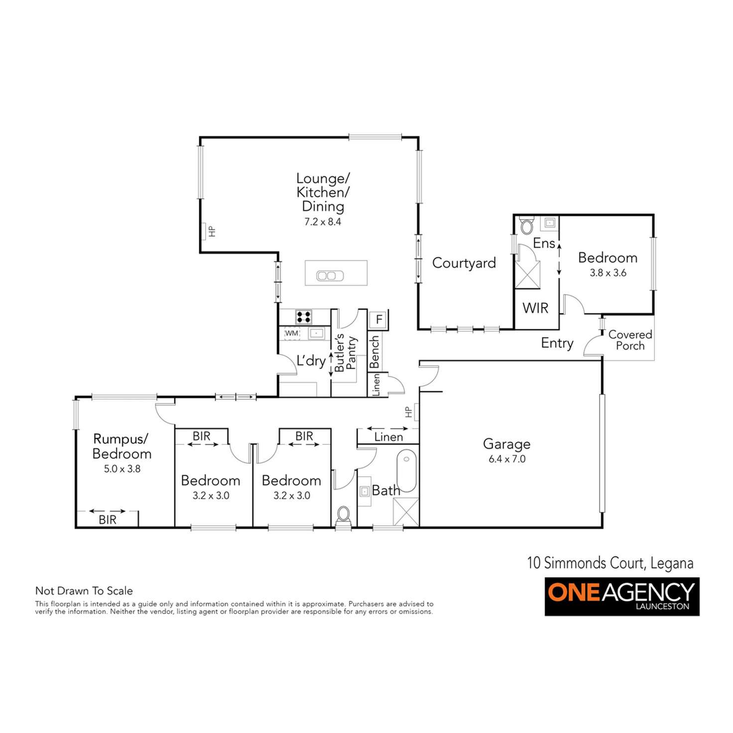 Floorplan of Homely house listing, 10 Simmonds Court, Legana TAS 7277