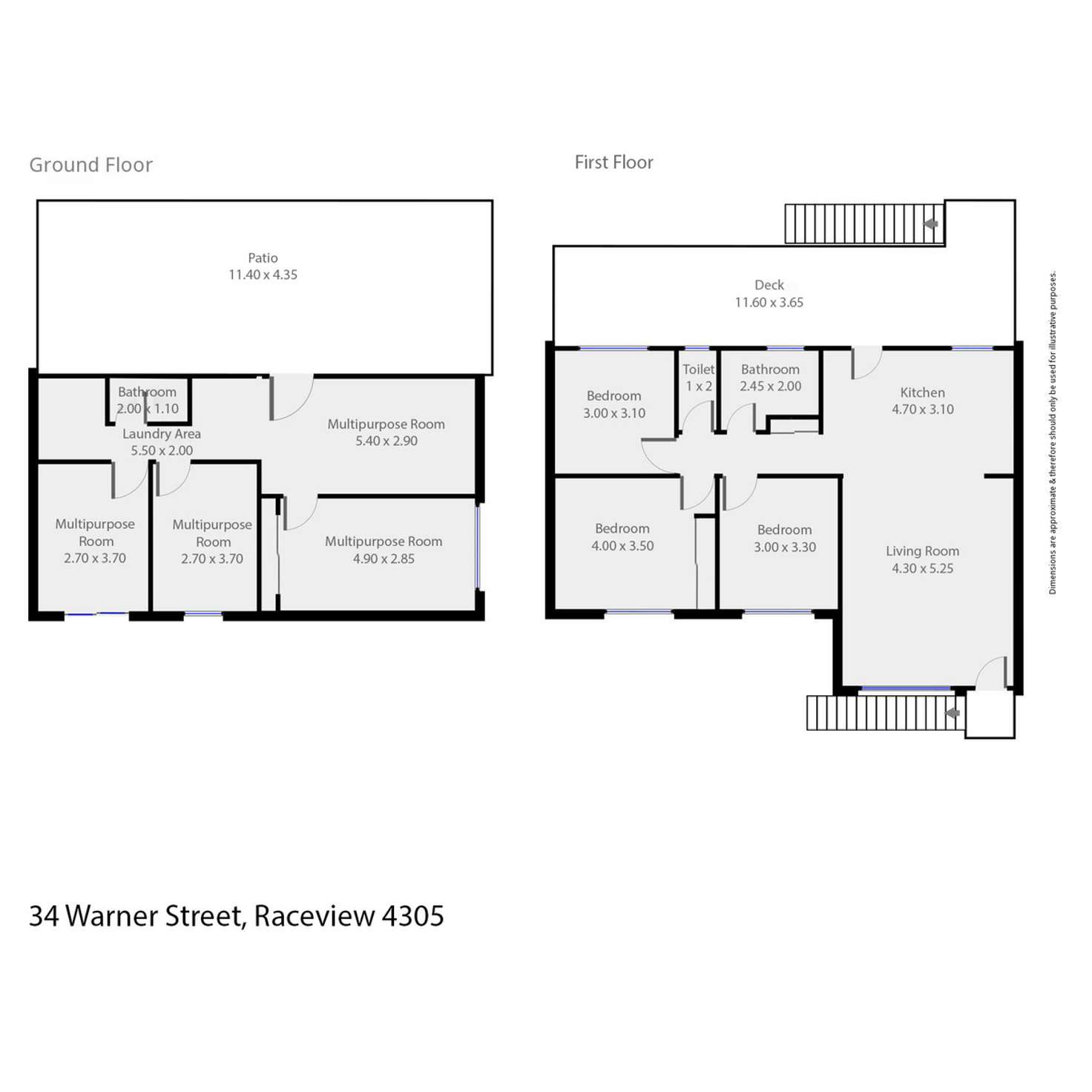 Floorplan of Homely house listing, 34 Warner Street, Raceview QLD 4305