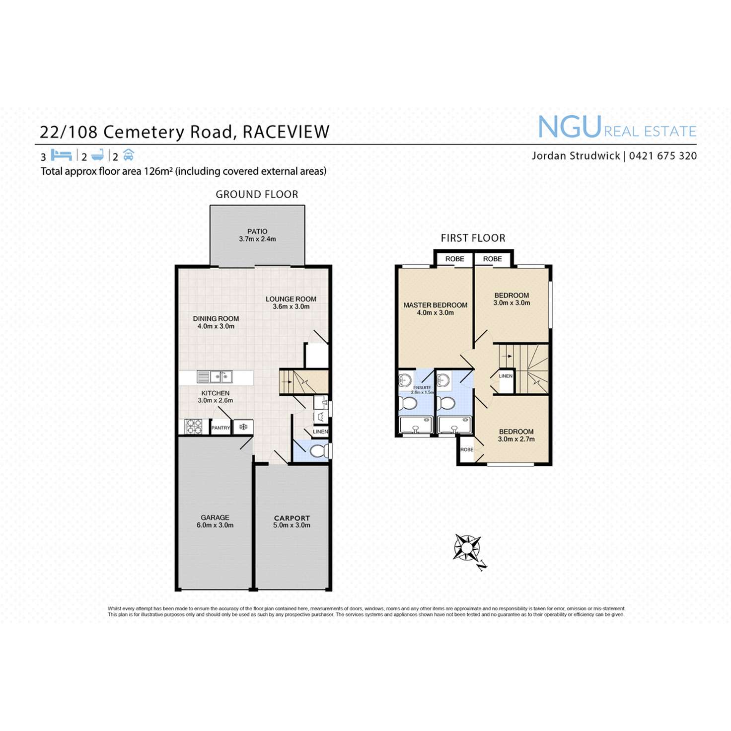 Floorplan of Homely unit listing, 22/108a Cemetery Road, Raceview QLD 4305
