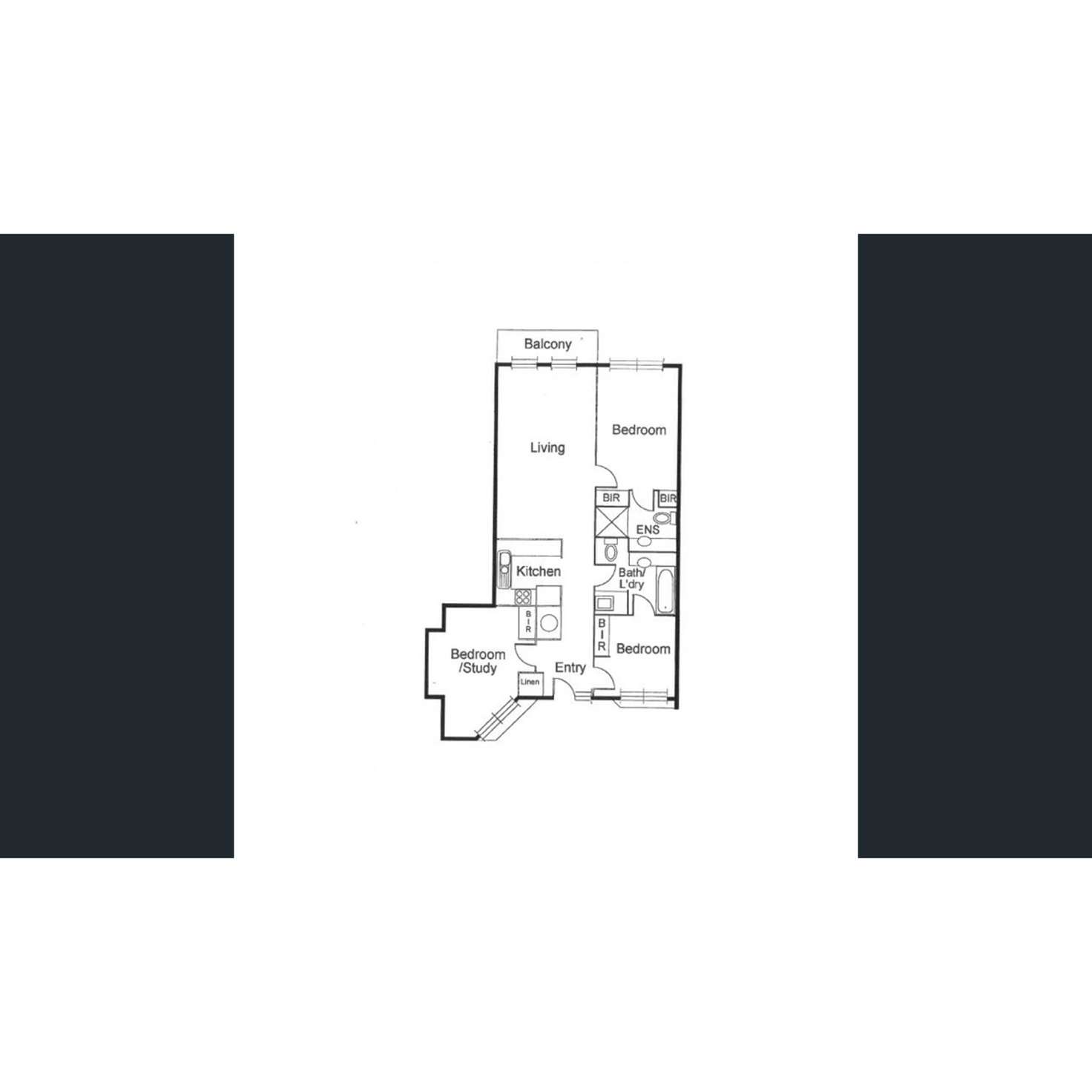 Floorplan of Homely apartment listing, LVL 1, APT 15/100 Commercial Road, South Yarra VIC 3141