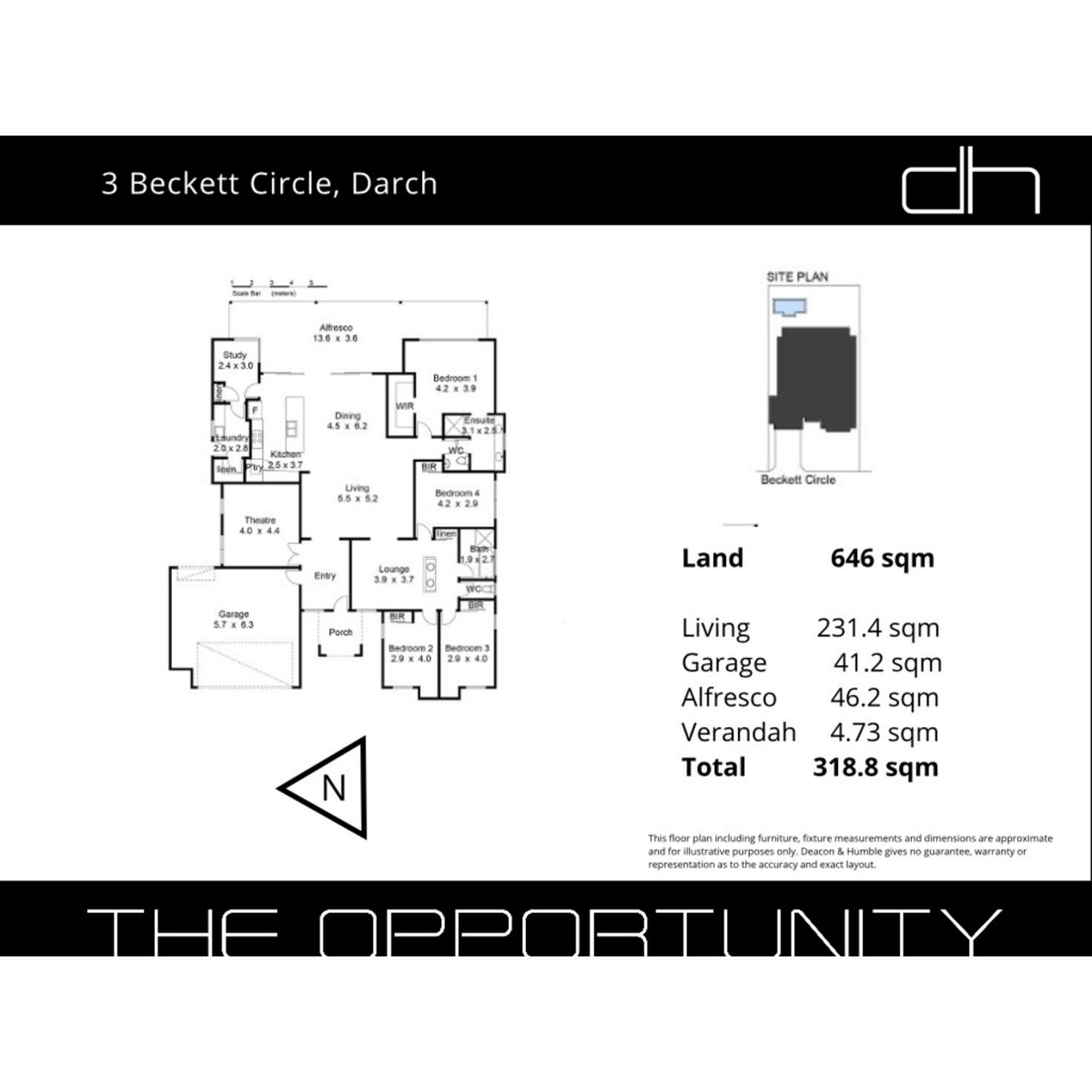 Floorplan of Homely house listing, 3 Beckett Circle, Darch WA 6065