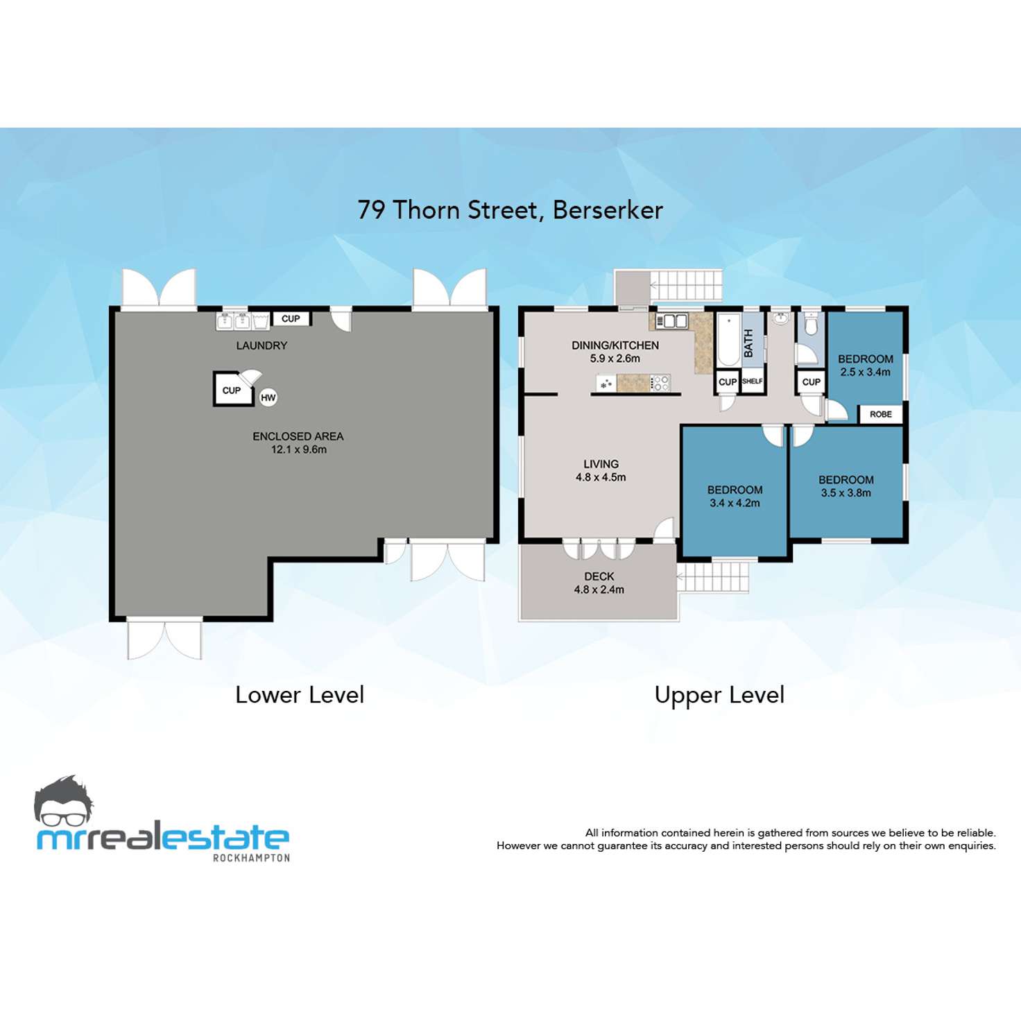 Floorplan of Homely house listing, 79 Thorn Street, Berserker QLD 4701