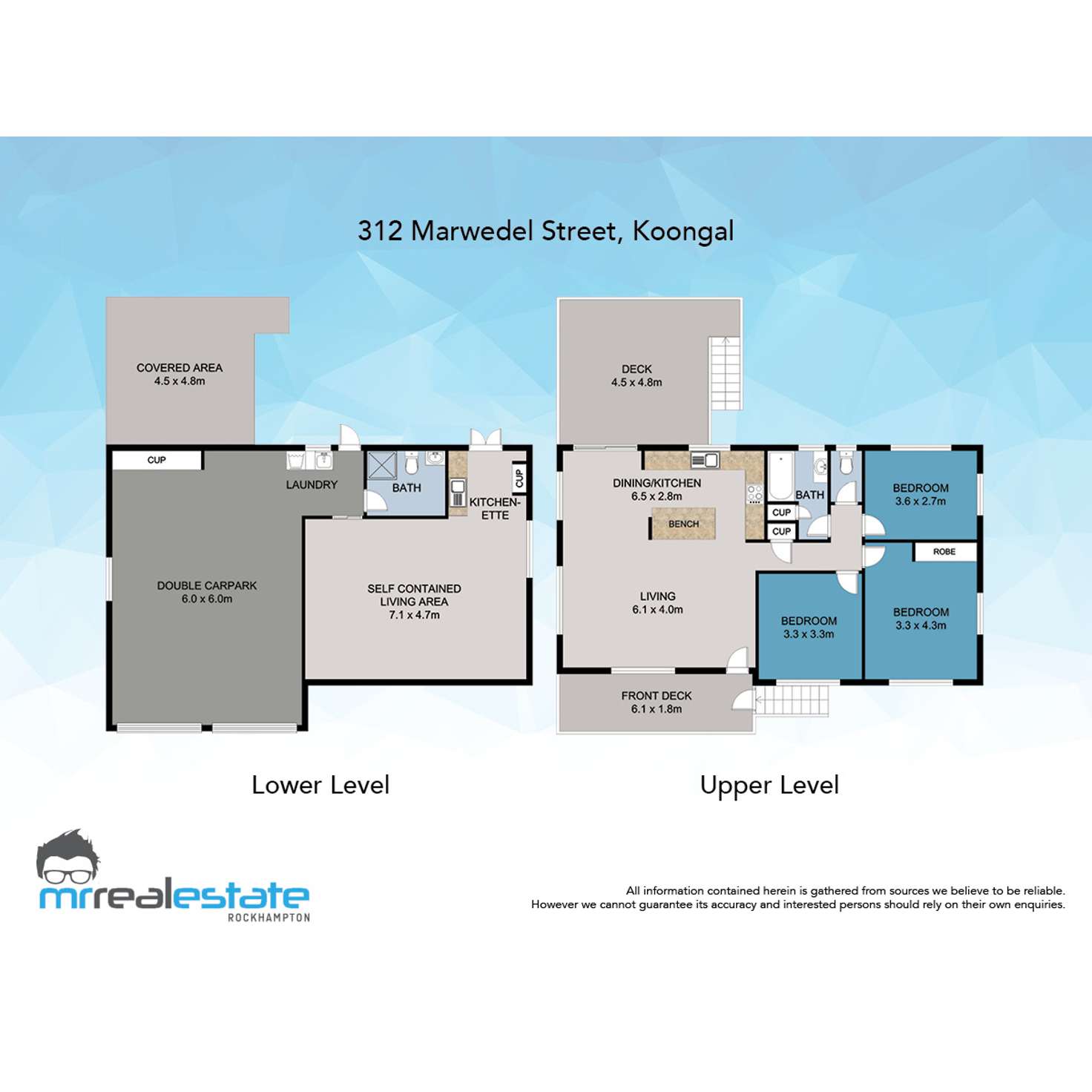 Floorplan of Homely house listing, 312 Marwedel Street, Koongal QLD 4701