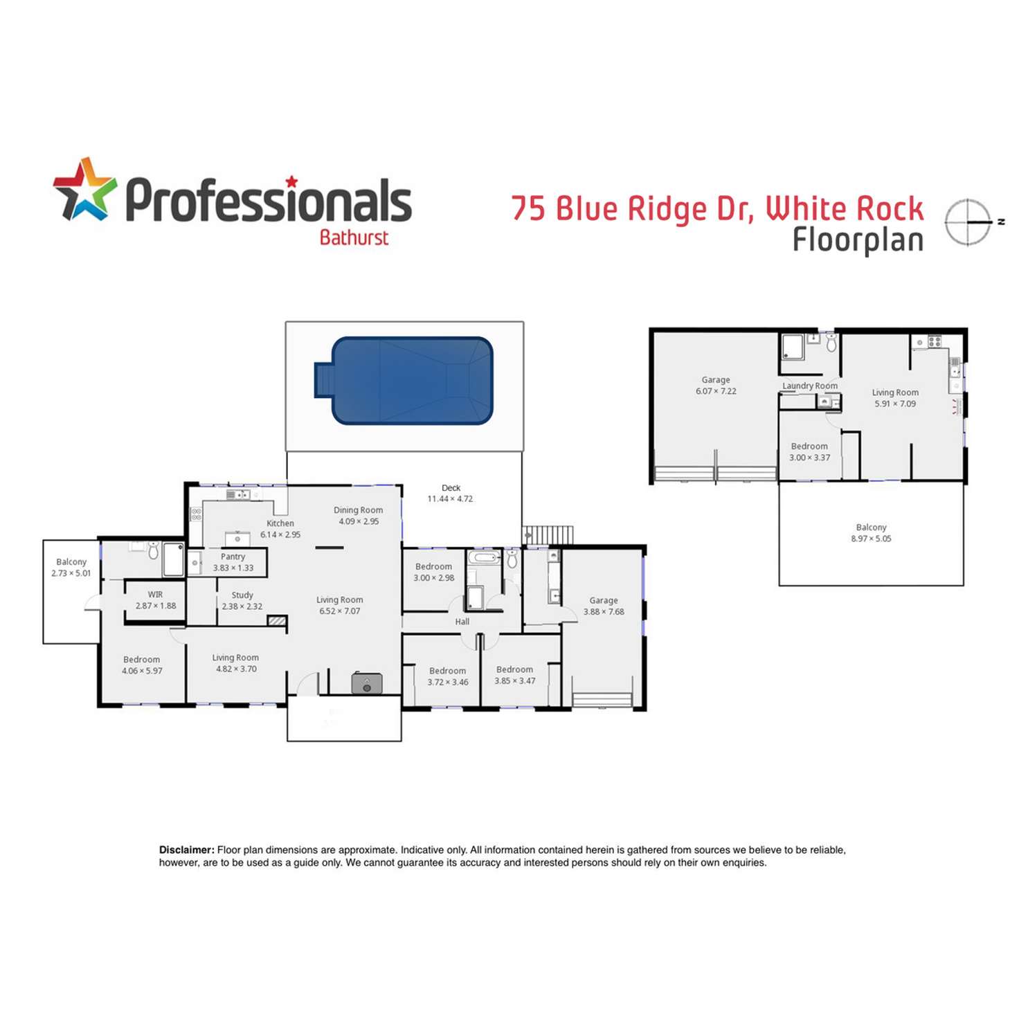 Floorplan of Homely house listing, 75 Blue Ridge Drive, White Rock NSW 2795