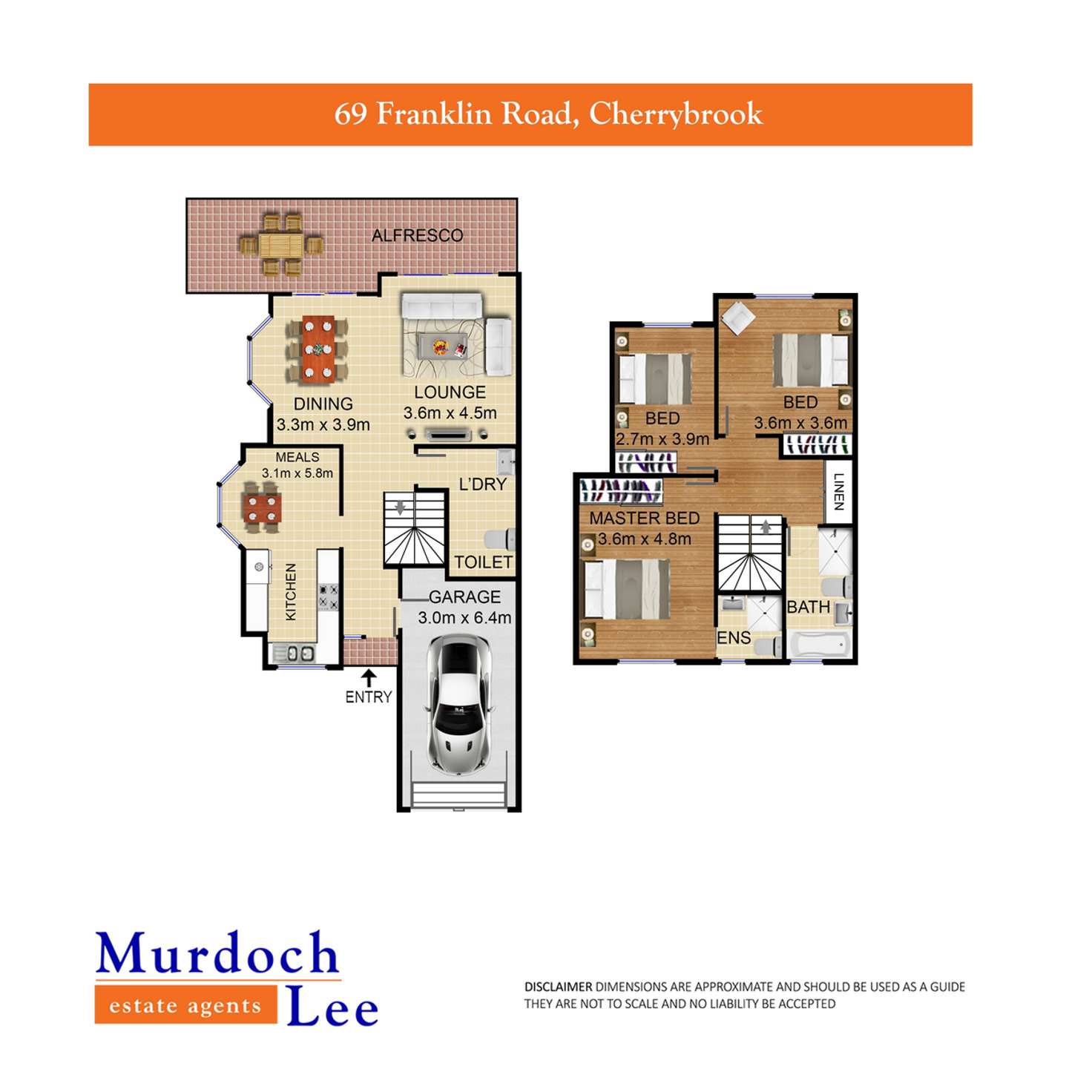 Floorplan of Homely semiDetached listing, 69 Franklin Road, Cherrybrook NSW 2126