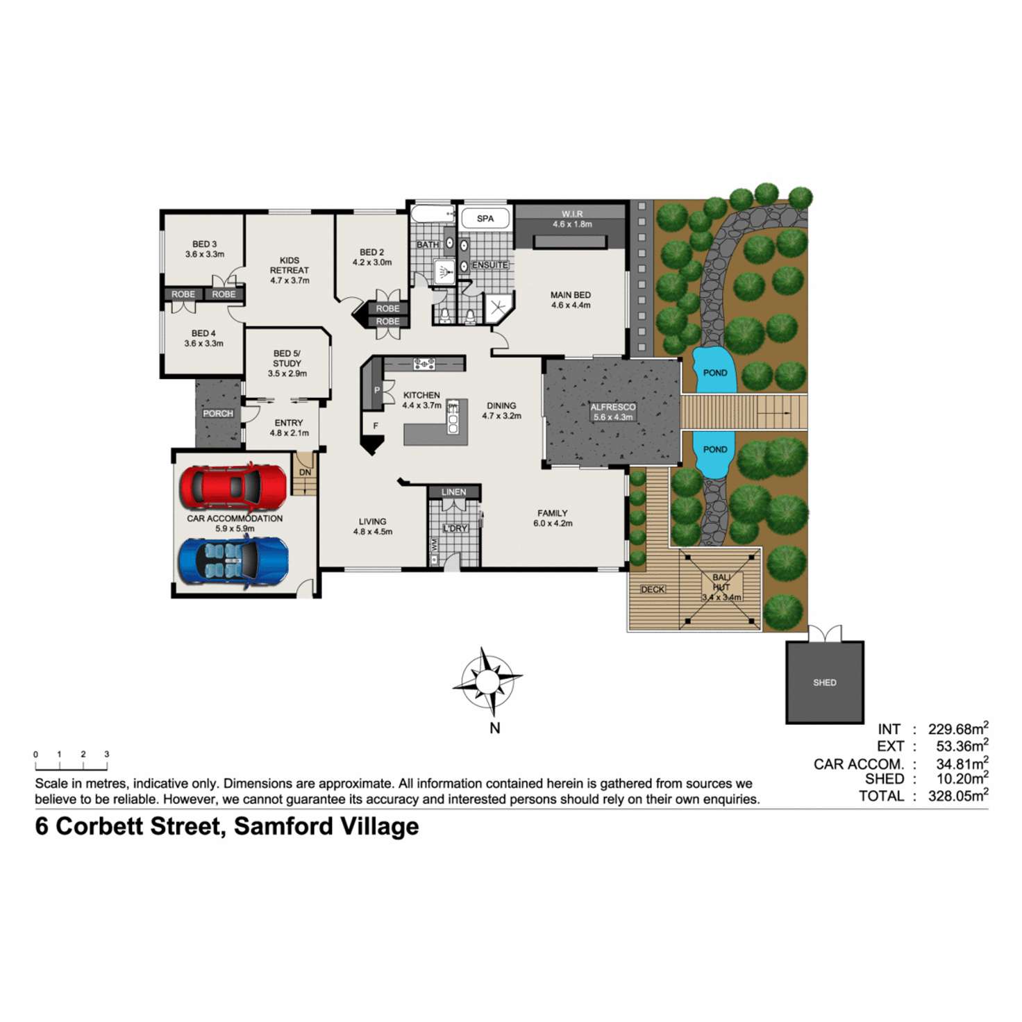 Floorplan of Homely house listing, 6 Corbett Street, Samford Village QLD 4520