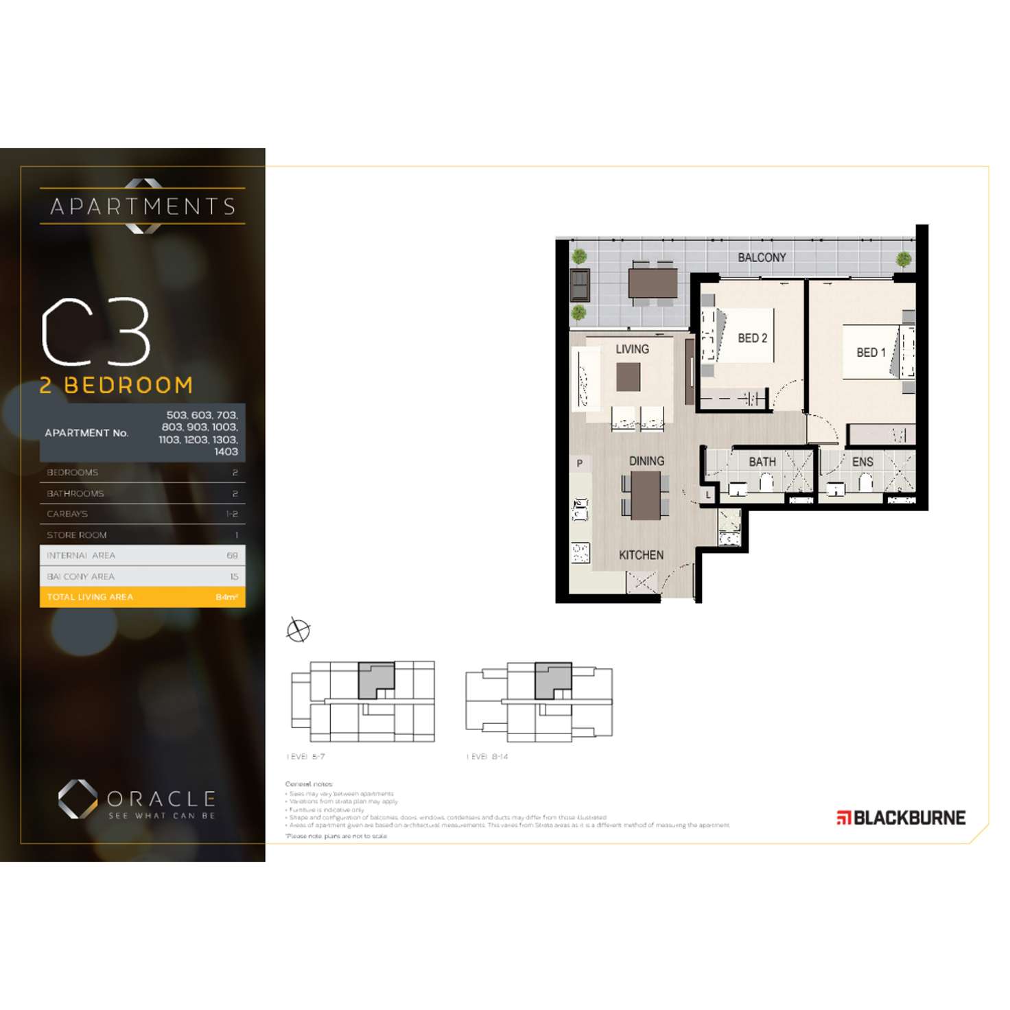 Floorplan of Homely apartment listing, 1003/105 Stirling Street, Perth WA 6000