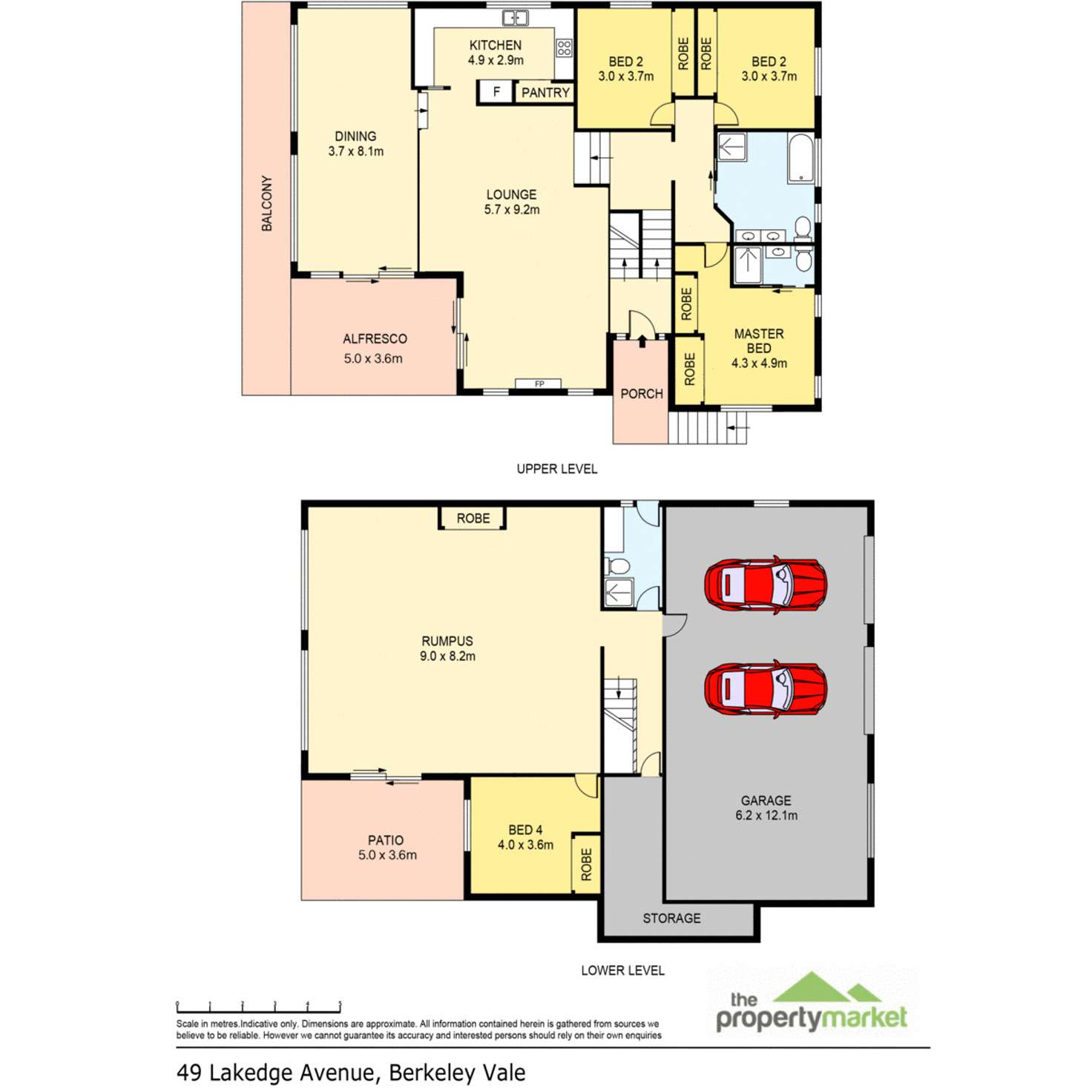 Floorplan of Homely house listing, 49 Lakedge Avenue, Berkeley Vale NSW 2261