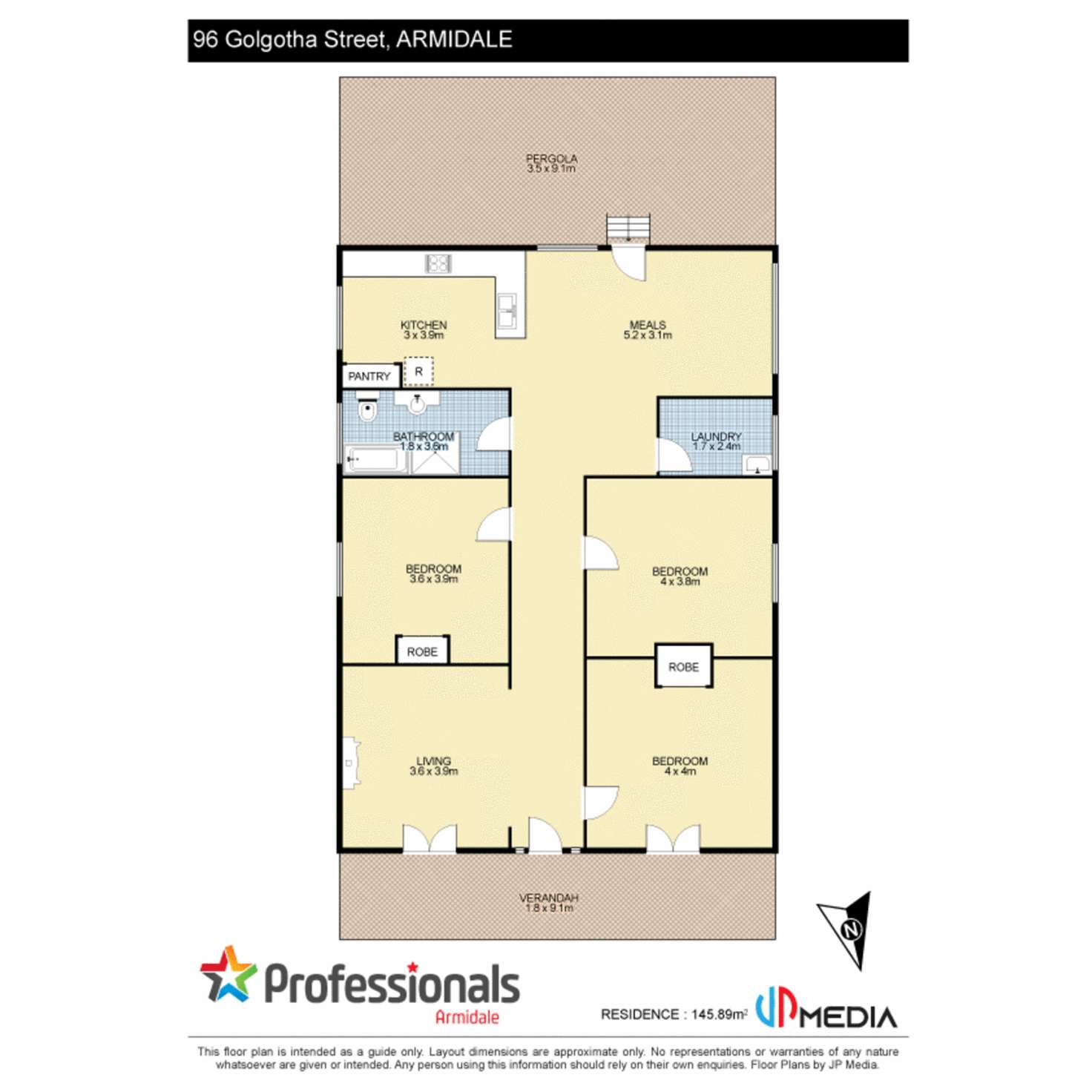 Floorplan of Homely house listing, 96 Golgotha Street, Armidale NSW 2350