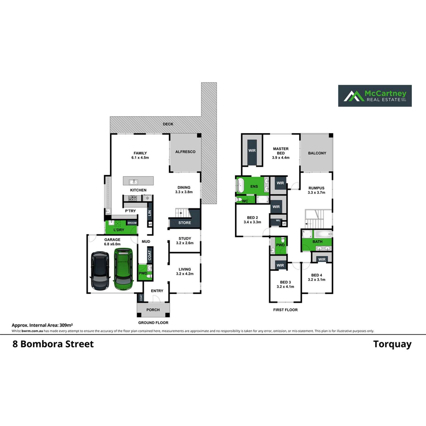 Floorplan of Homely house listing, 8 Bombora Street, Torquay VIC 3228
