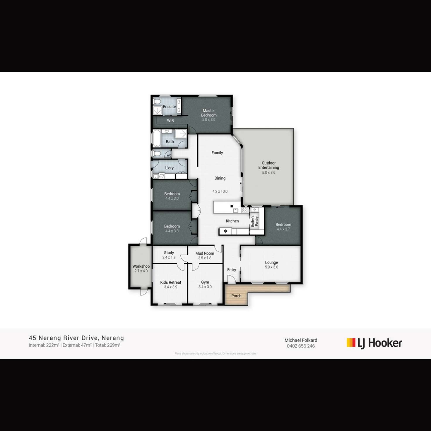 Floorplan of Homely house listing, 45 Nerang River Drive, Nerang QLD 4211
