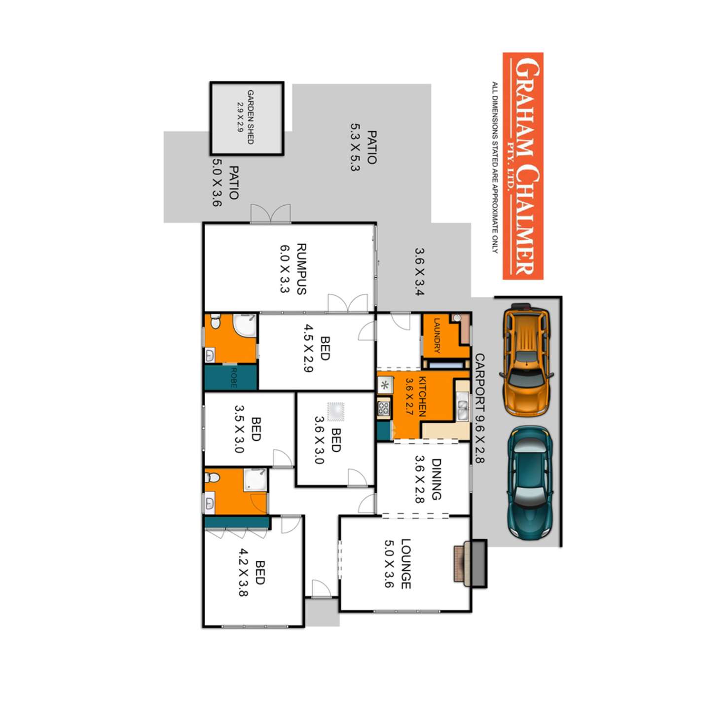 Floorplan of Homely house listing, 45 Dundas Street, Sale VIC 3850