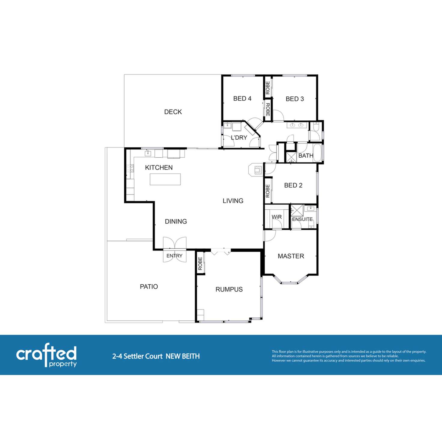 Floorplan of Homely house listing, 2 Settler Court, New Beith QLD 4124