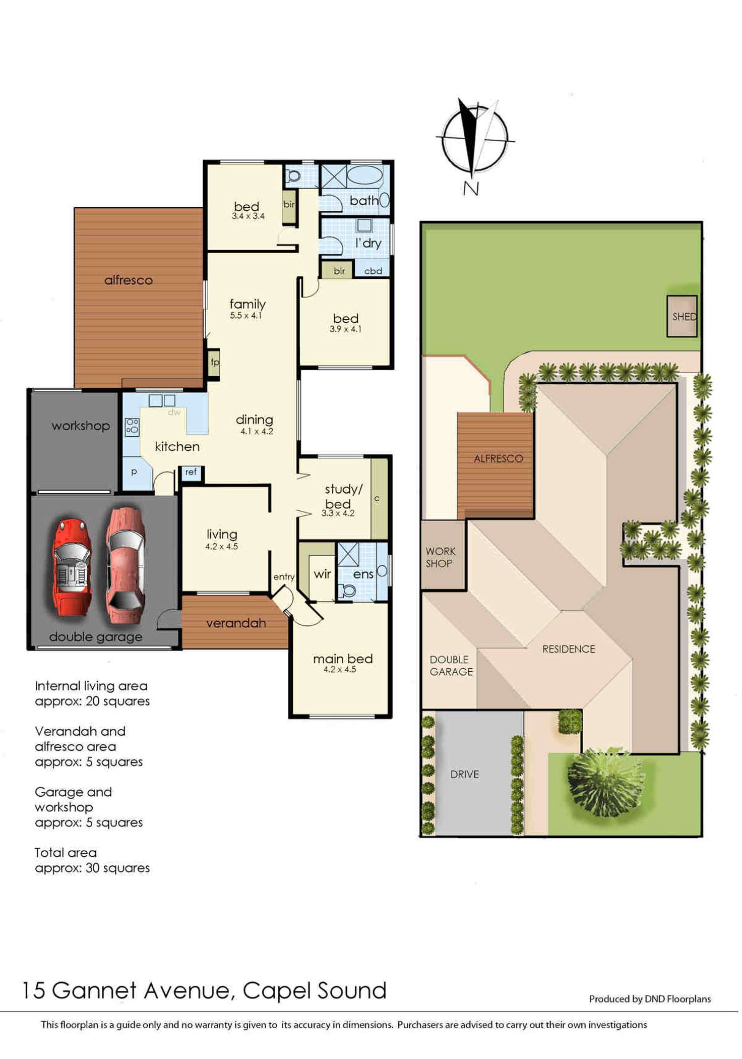Floorplan of Homely house listing, 15 Gannett Avenue, Capel Sound VIC 3940